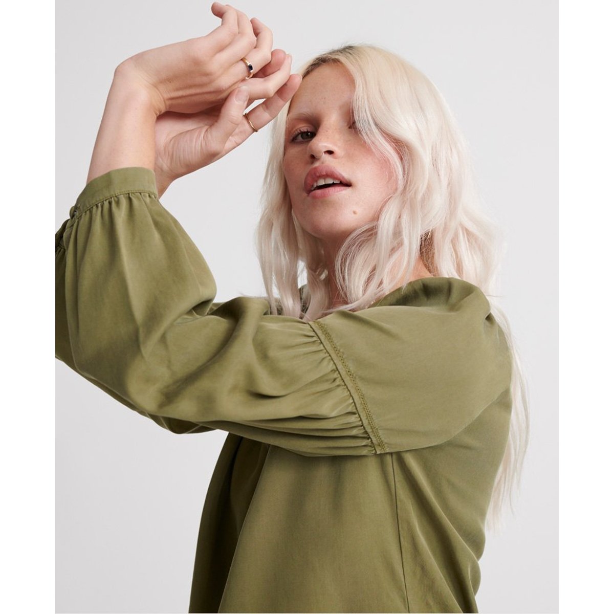 Robe Arizona Peek A Boo olive capulet, SUPERDRY