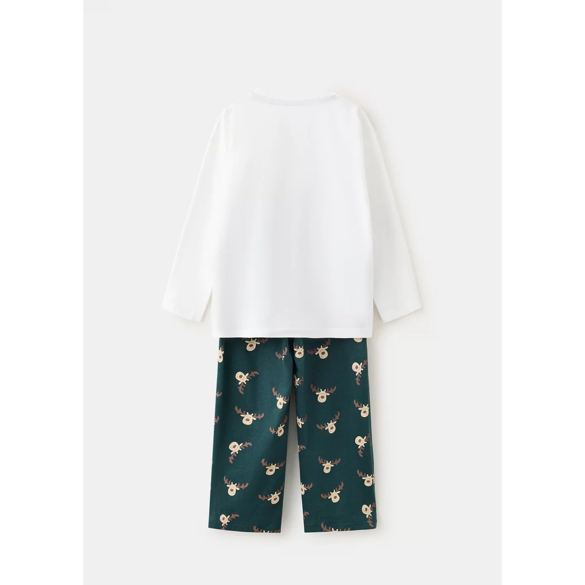 Pyjama coton imprimé vert foncé, MANGO BABY