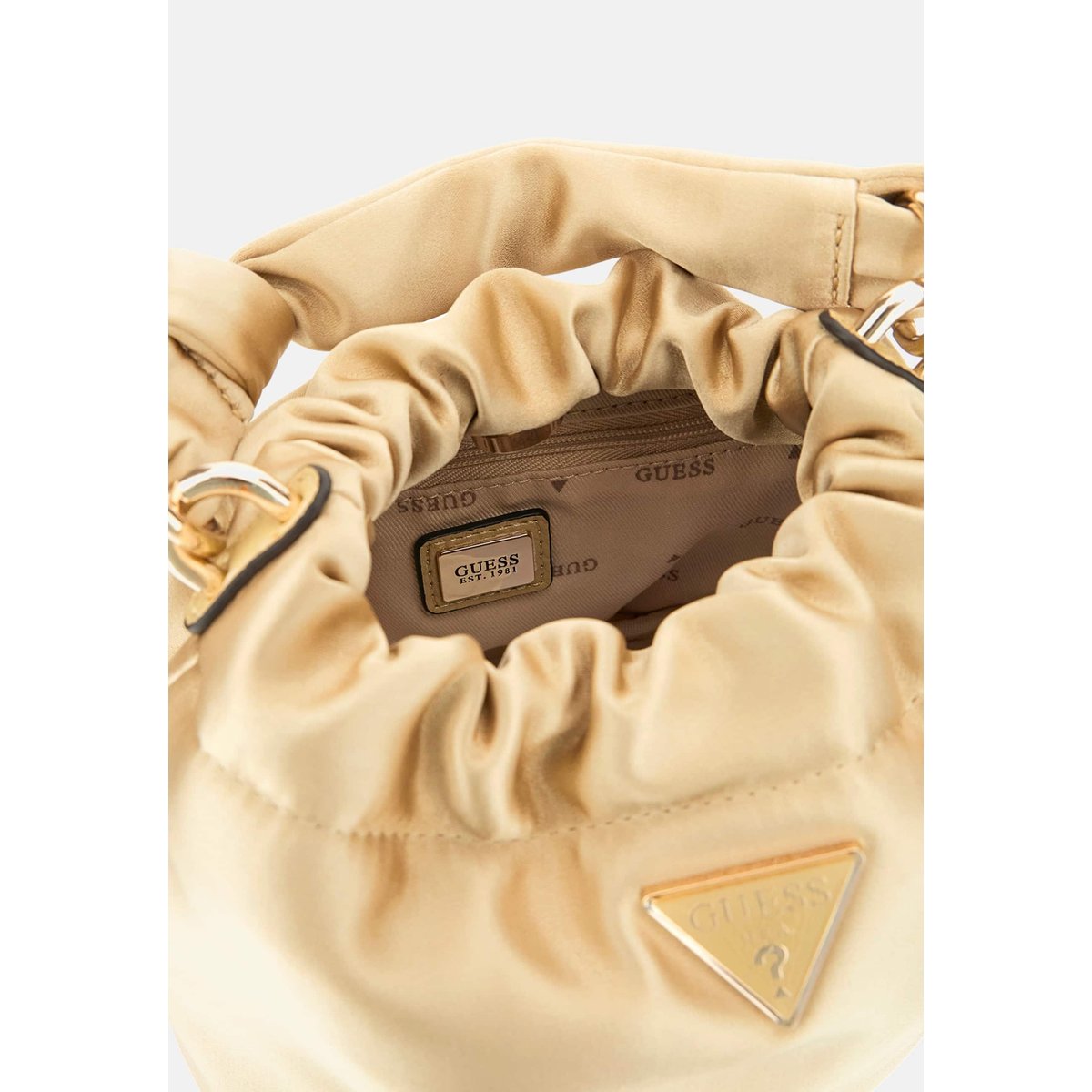 Mini Sac À Main Twiller Satin or, GUESS