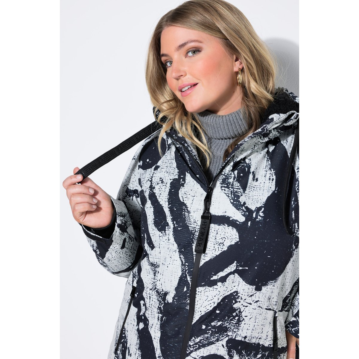 Manteau technique HYPRAR, coupe évasée gris moyen, ULLA POPKEN