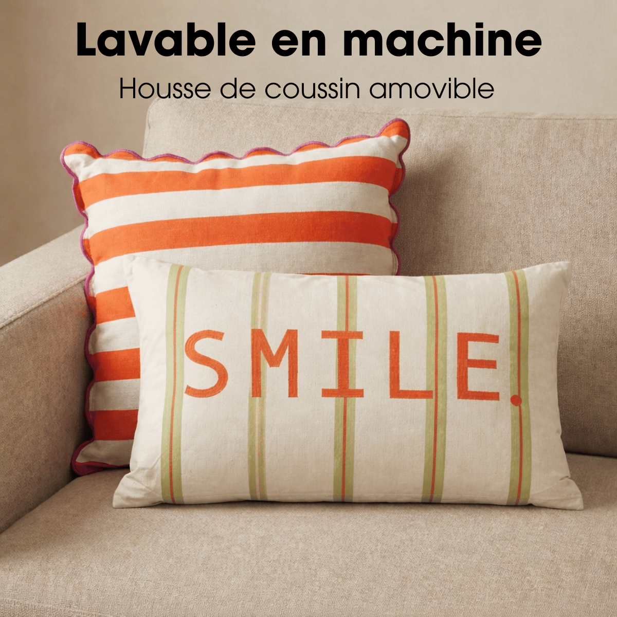 Coussin décoratif vert, MICA DECORATIONS