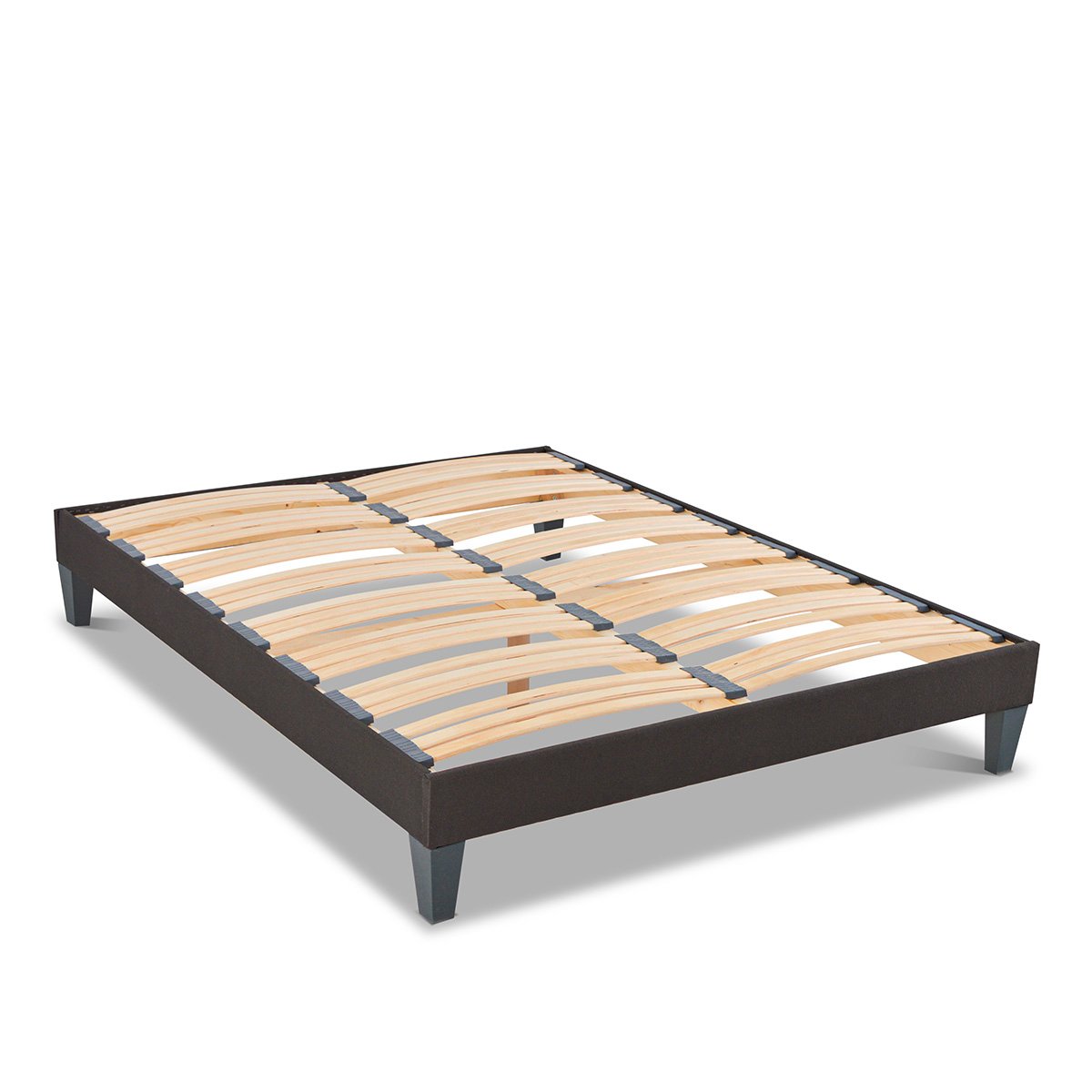 BELLECOUR LITERIE Ensemble Bellecour 3.0 140x190 cm Matelas Ressorts ensachés + Sommier Bois blanc, BELLECOUR
