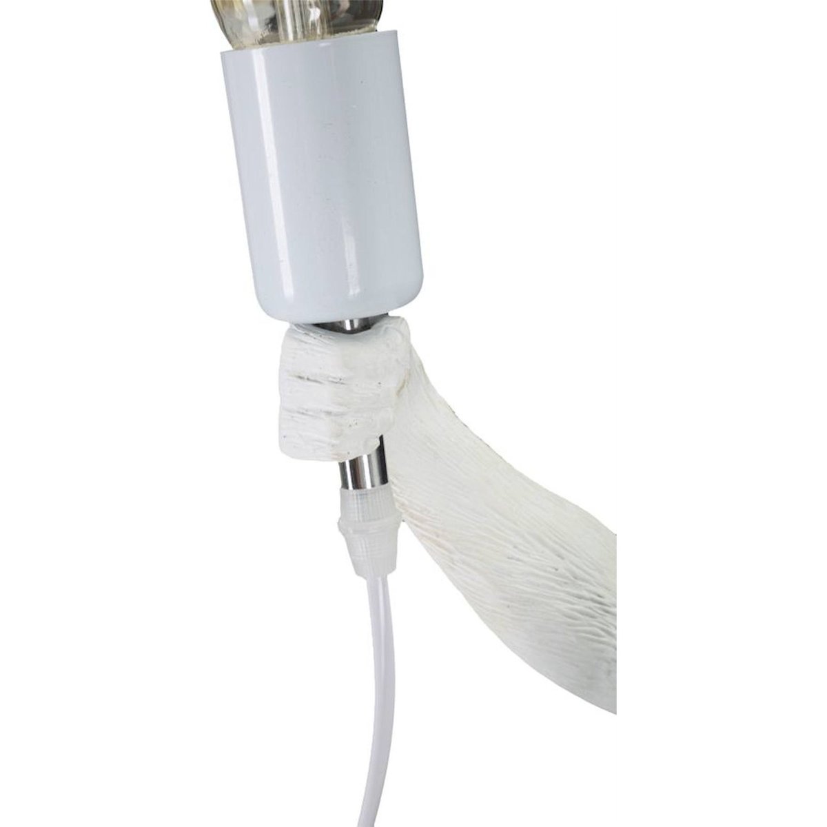 Lampe à poser singe sculptural GLAM blanc, RECOLLECTION