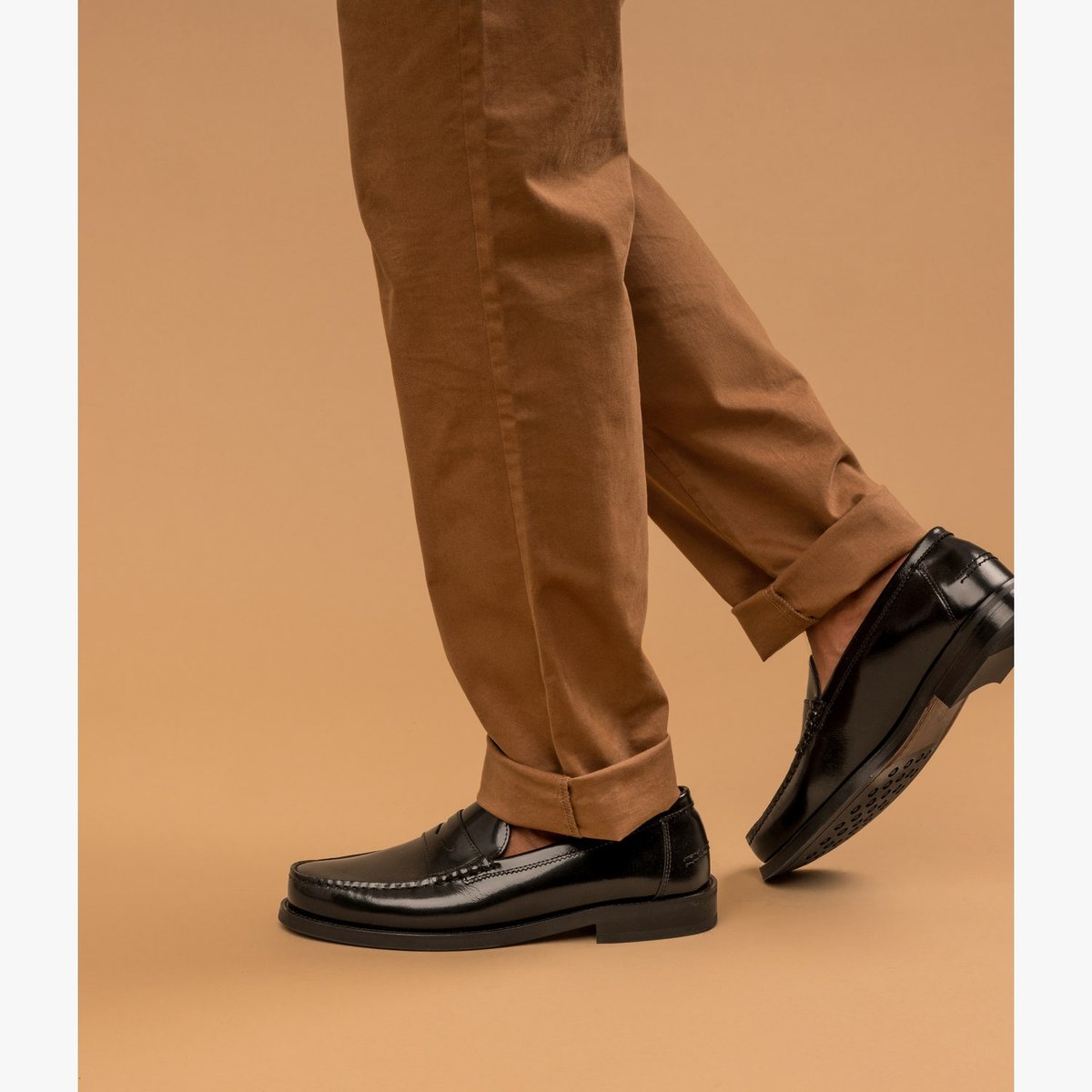 Derby en cuir ROMARIC noir, BOCAGE