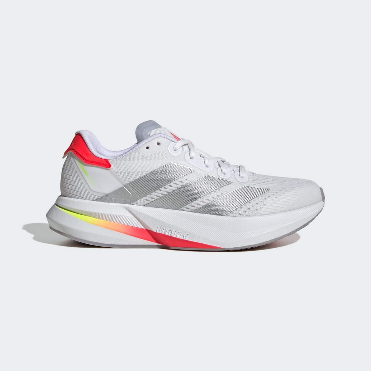 Baskets Duramo Speed 2 blanc/gris/rouge, adidas Performance