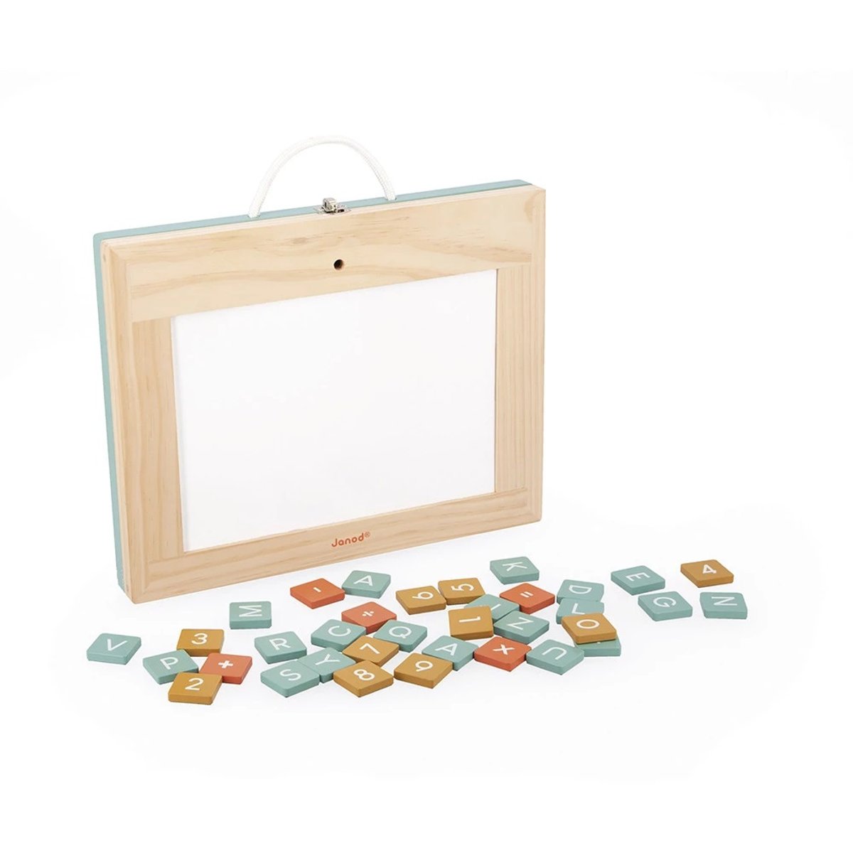 Tableau En Bois 4 En 1, 49 Accessoires vert, JANOD