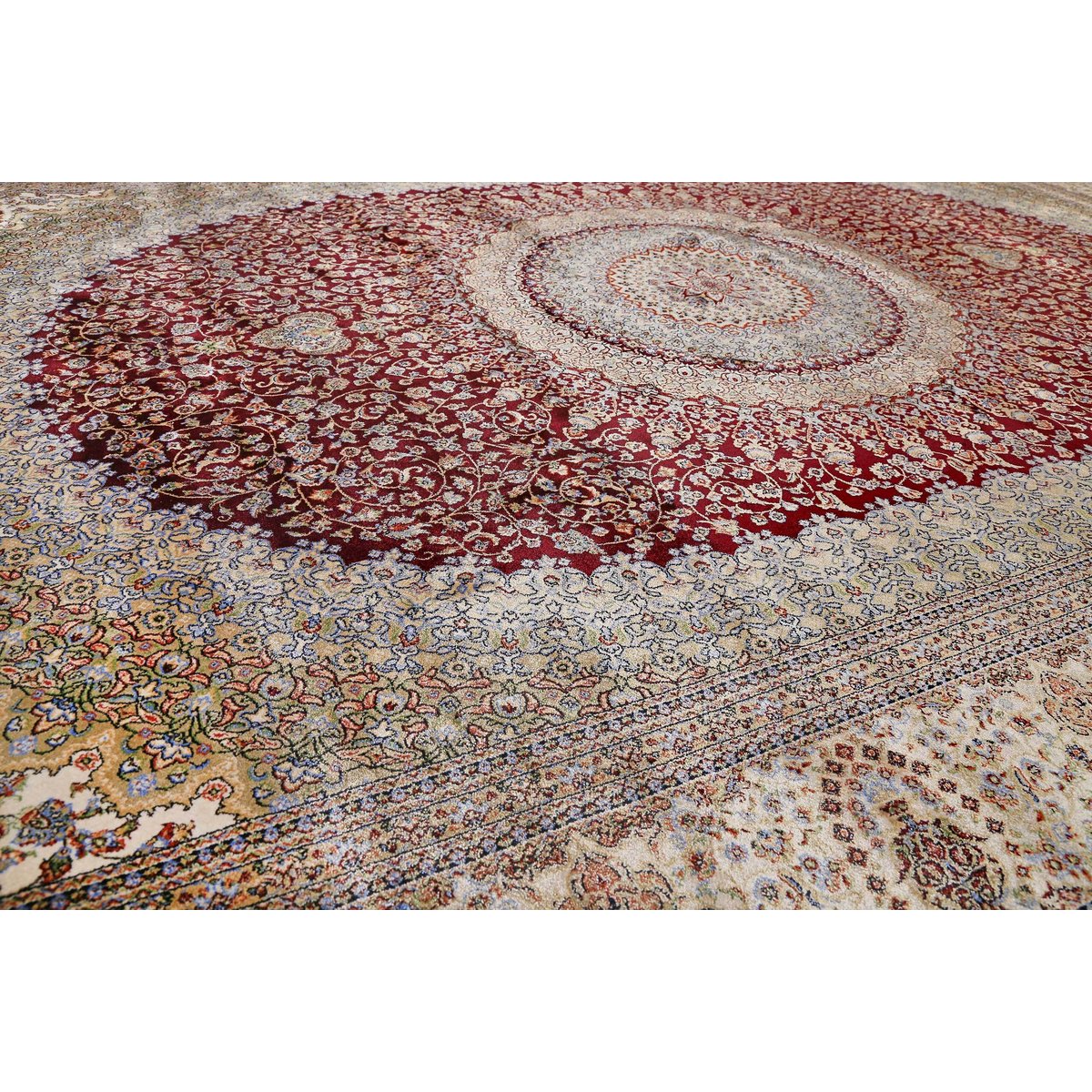 Tapis tissé fin de très grande qualité , TÄBRIZ rouge, WECON HOME