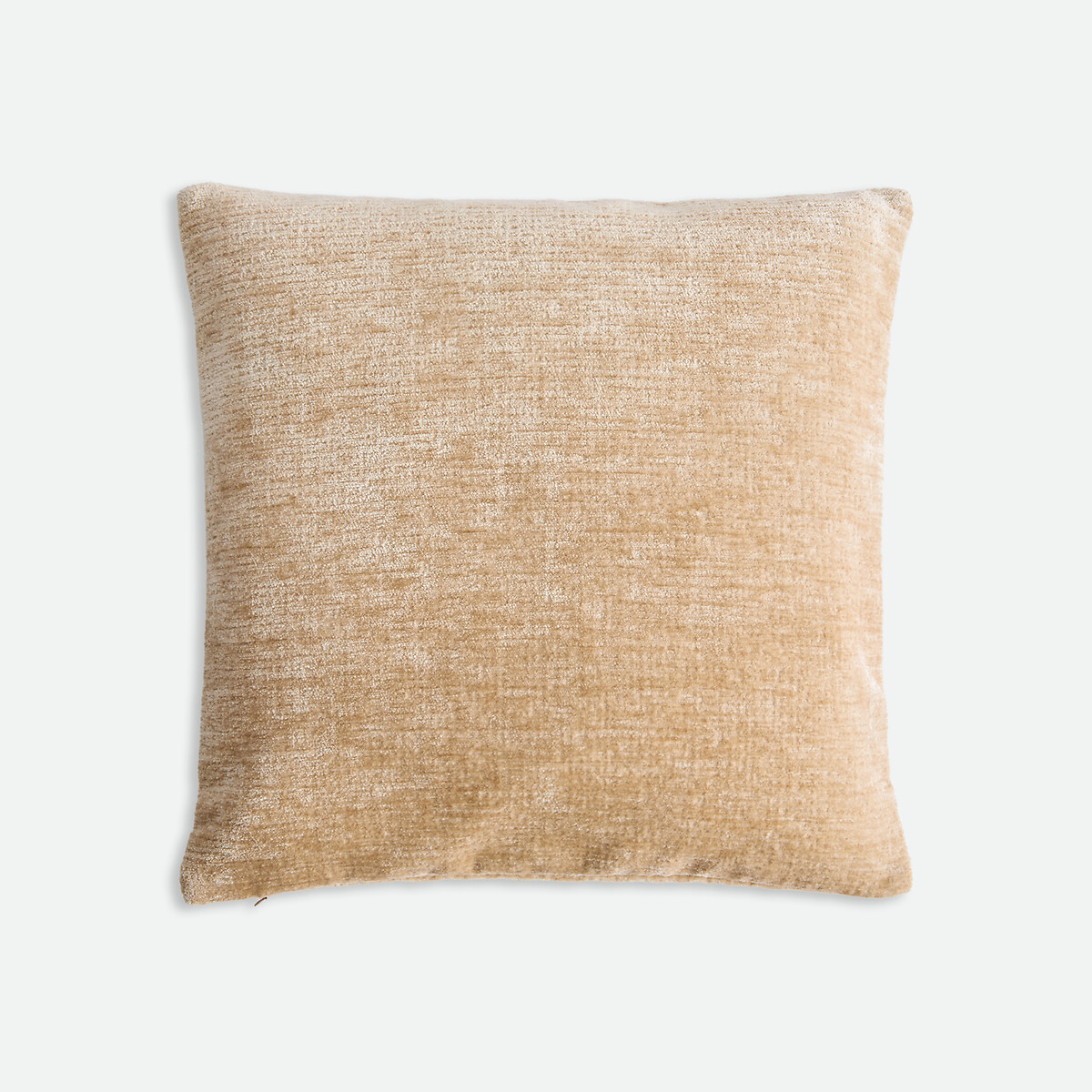 Housse de coussin, en velours texturé, BOCHA beige, LA REDOUTE INTERIEURS