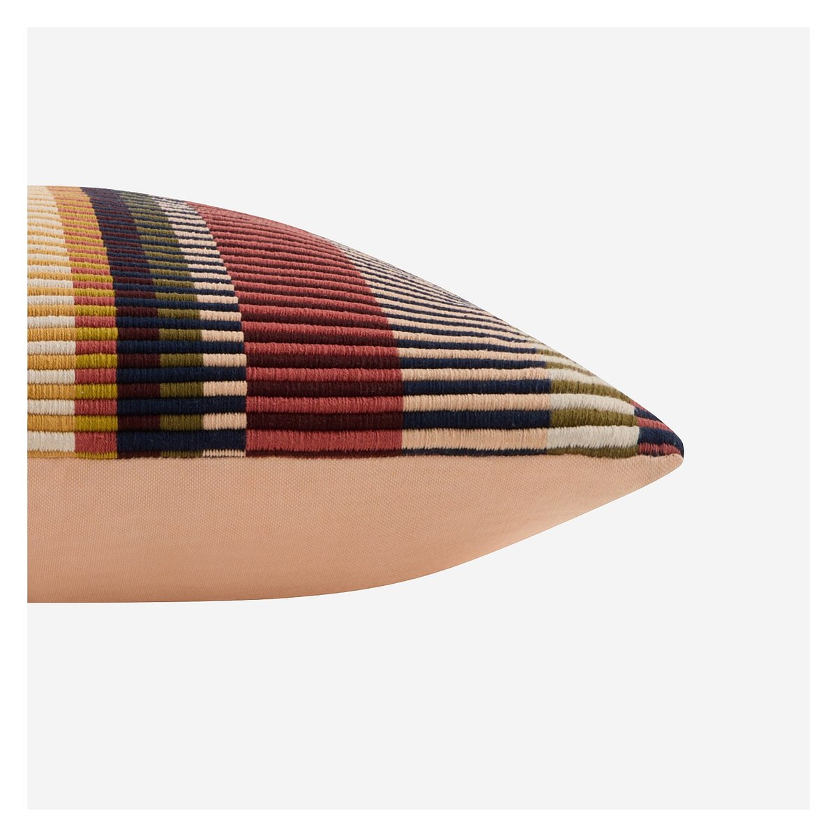 Coussin coton CHARLOTTE multicolore, HABITAT