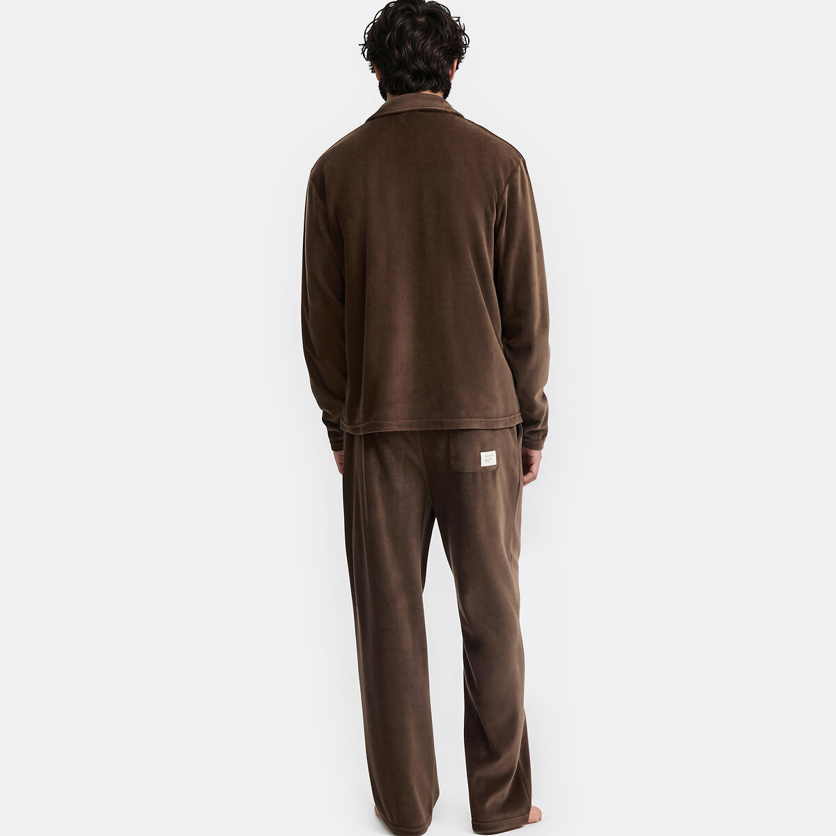 Pyjama en éponge marron, LA REDOUTE COLLECTIONS