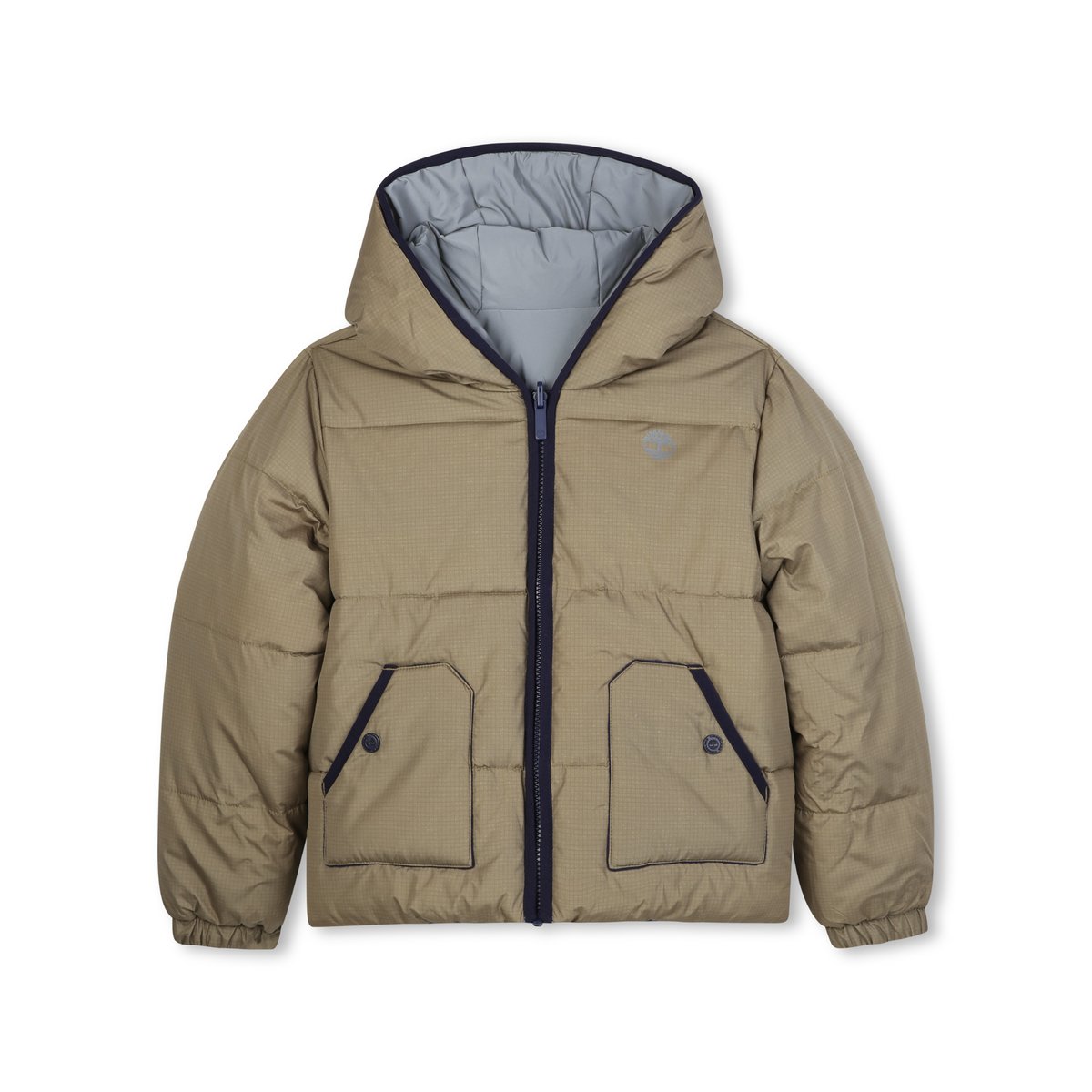 Chemise en duvet réversible avec capuche cedre, TIMBERLAND