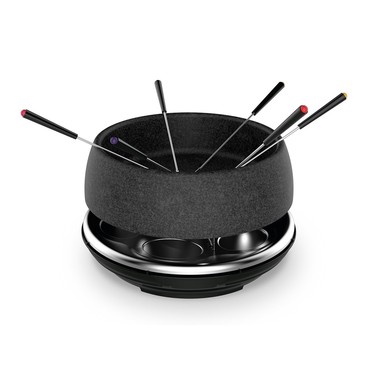 Raclette Cheese N'CO 6 personnes RE12C812 noir, TEFAL