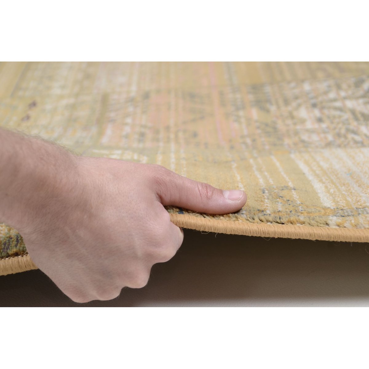Tapis de salon - GABIRO beige, THEKO