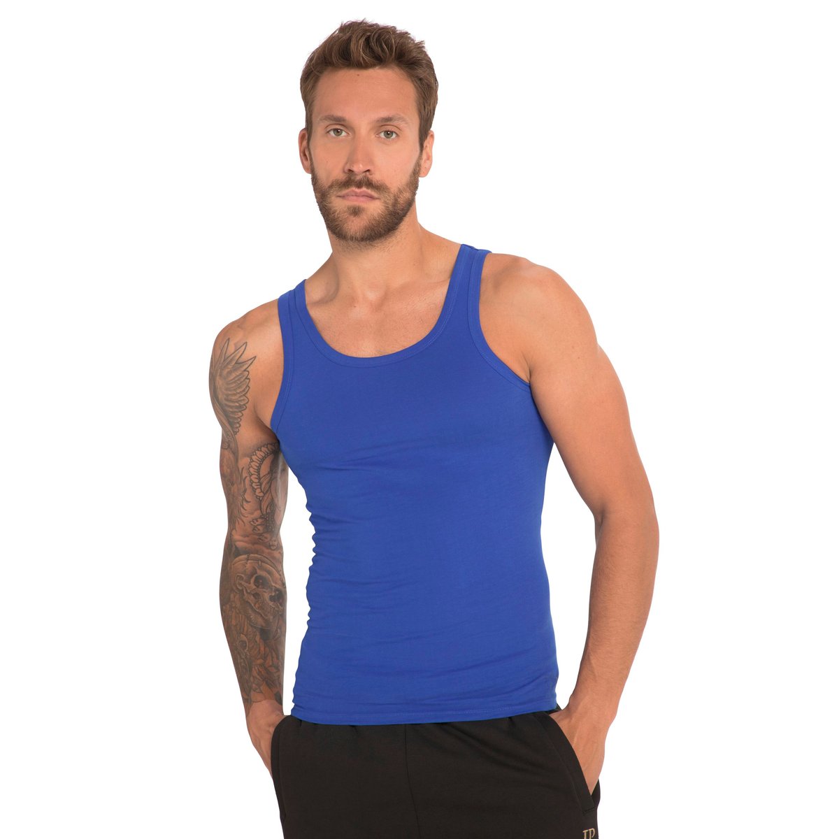 Maillot de corps / débardeur bleu cobalt, JP1880