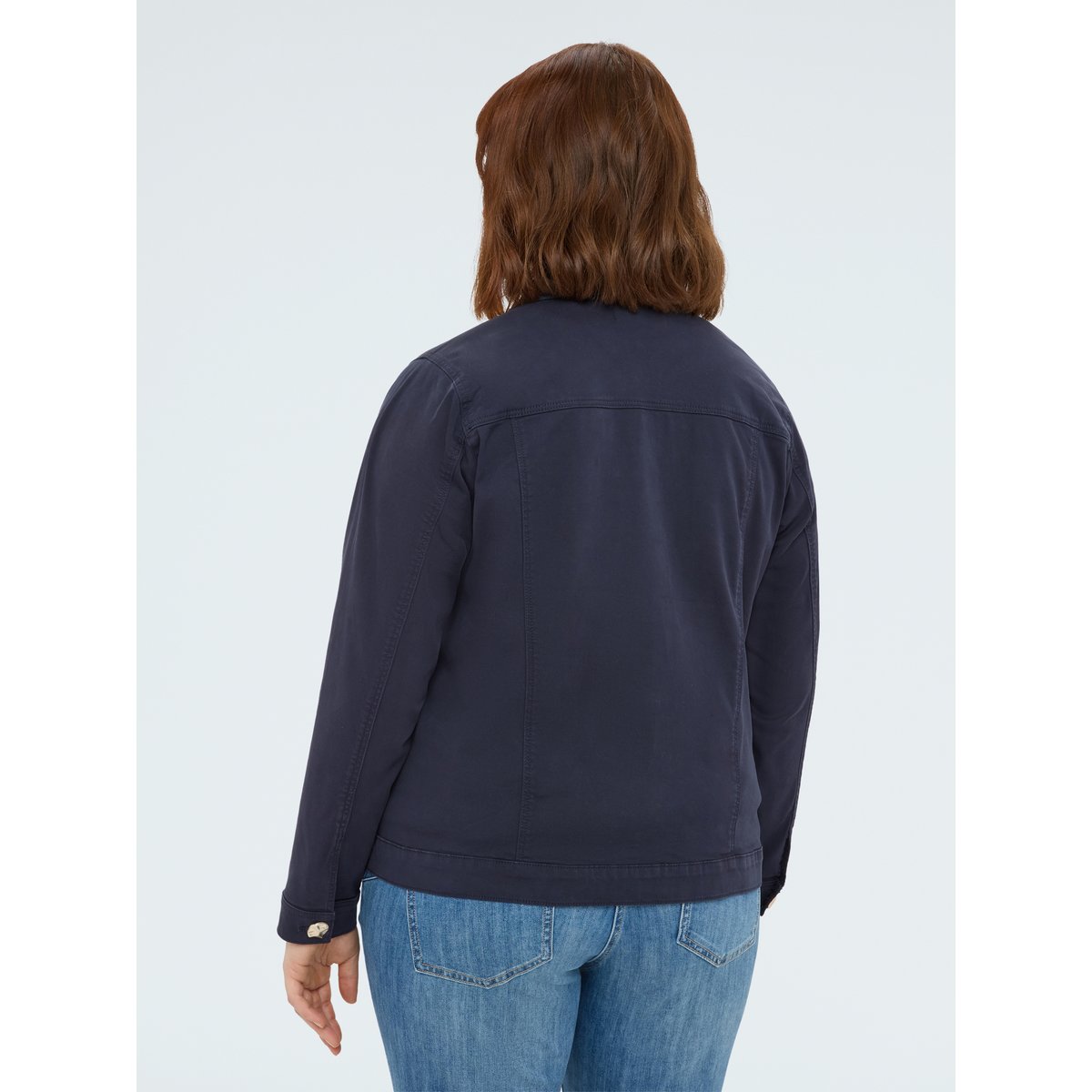 Veste avec boutons décoratifs bleu, FIORELLA RUBINO