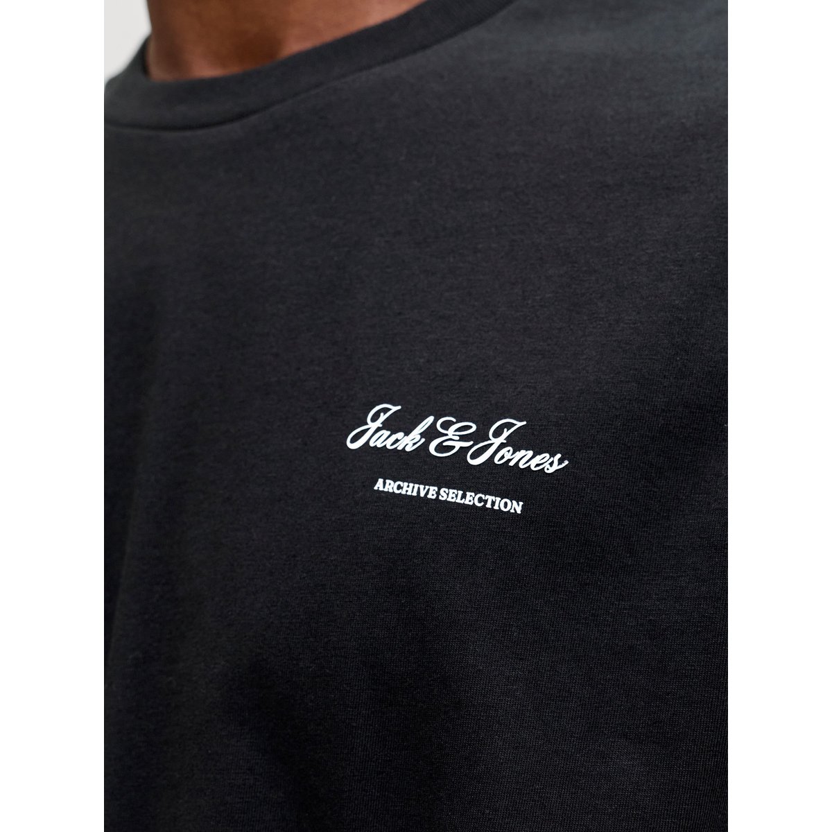 T-Shirt black 1, JACK & JONES