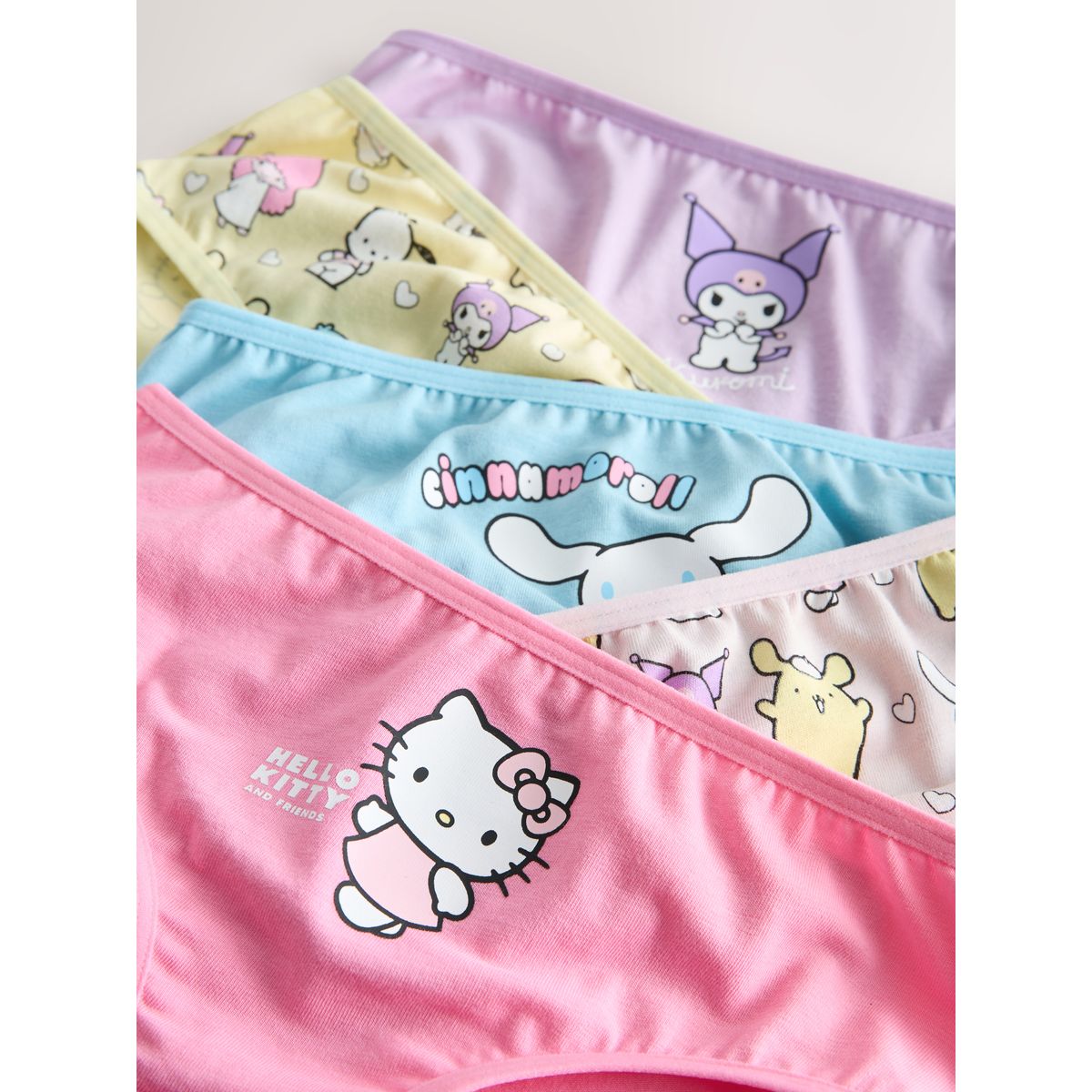 Slip hello kitty and friends, lot de 5 violet lilas, NEXT
