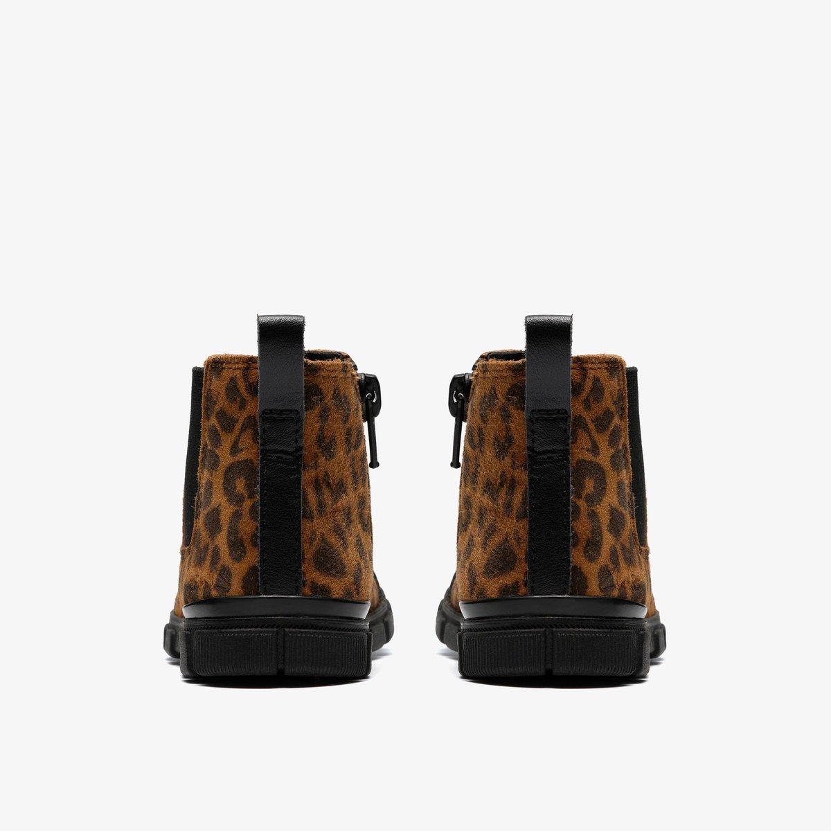 Boots Cuir Coupe Large EVYN CHELSEA T marron, CLARKS