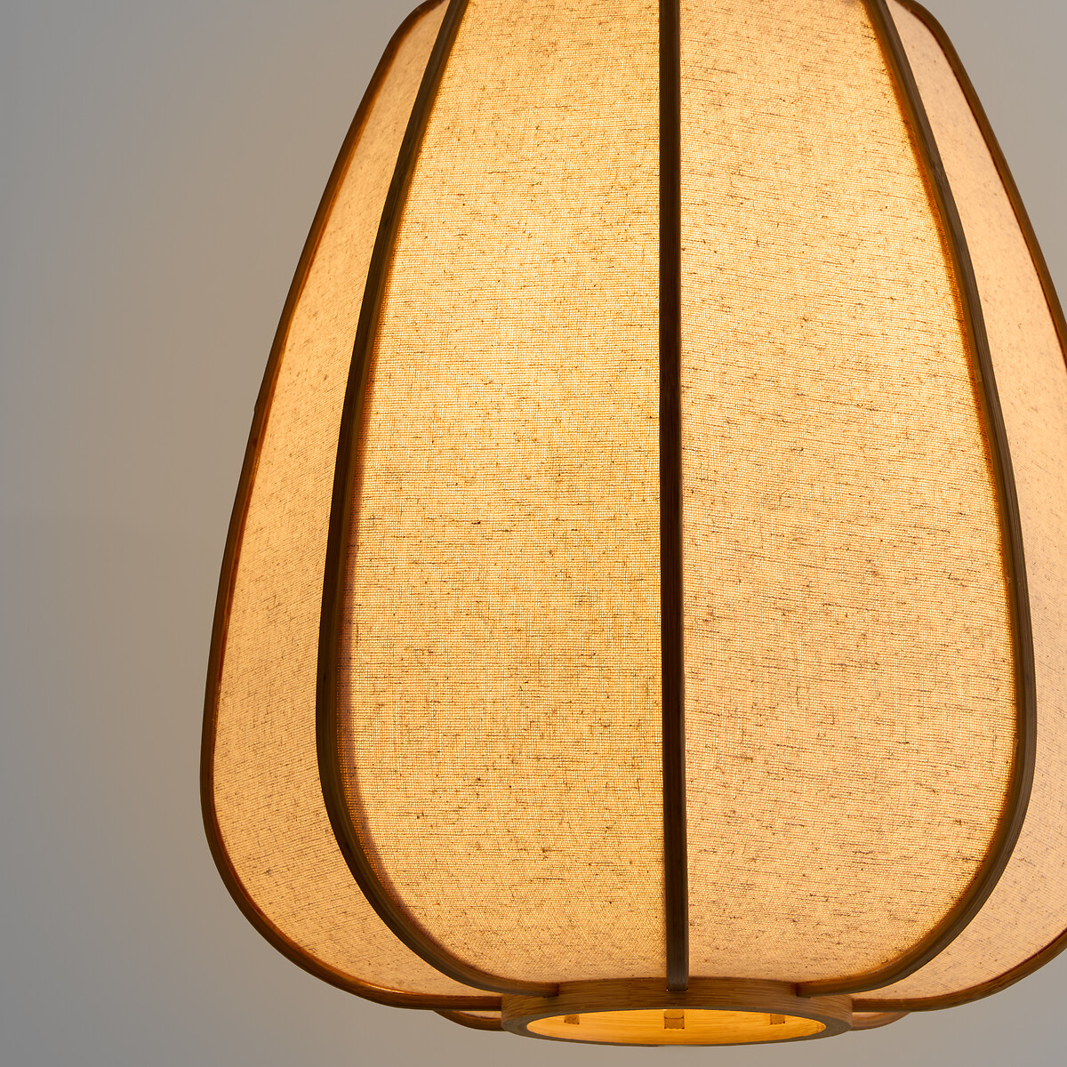 Suspension, en lin et bambou, diamètre 32 cm, ANARA naturel, LA REDOUTE INTERIEURS