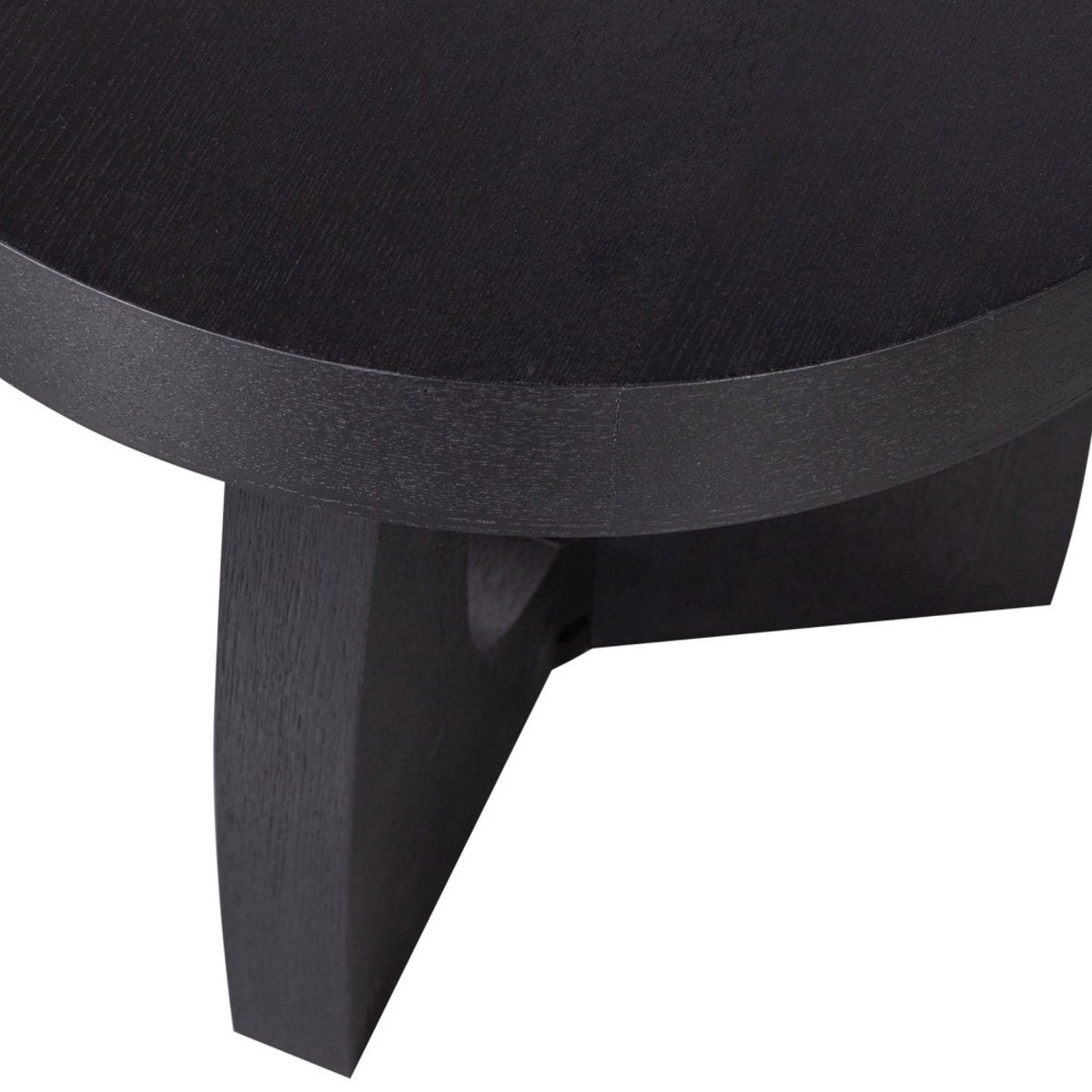 Table d'appoint ronde en bois 45cm- TALA noir, WOOOD