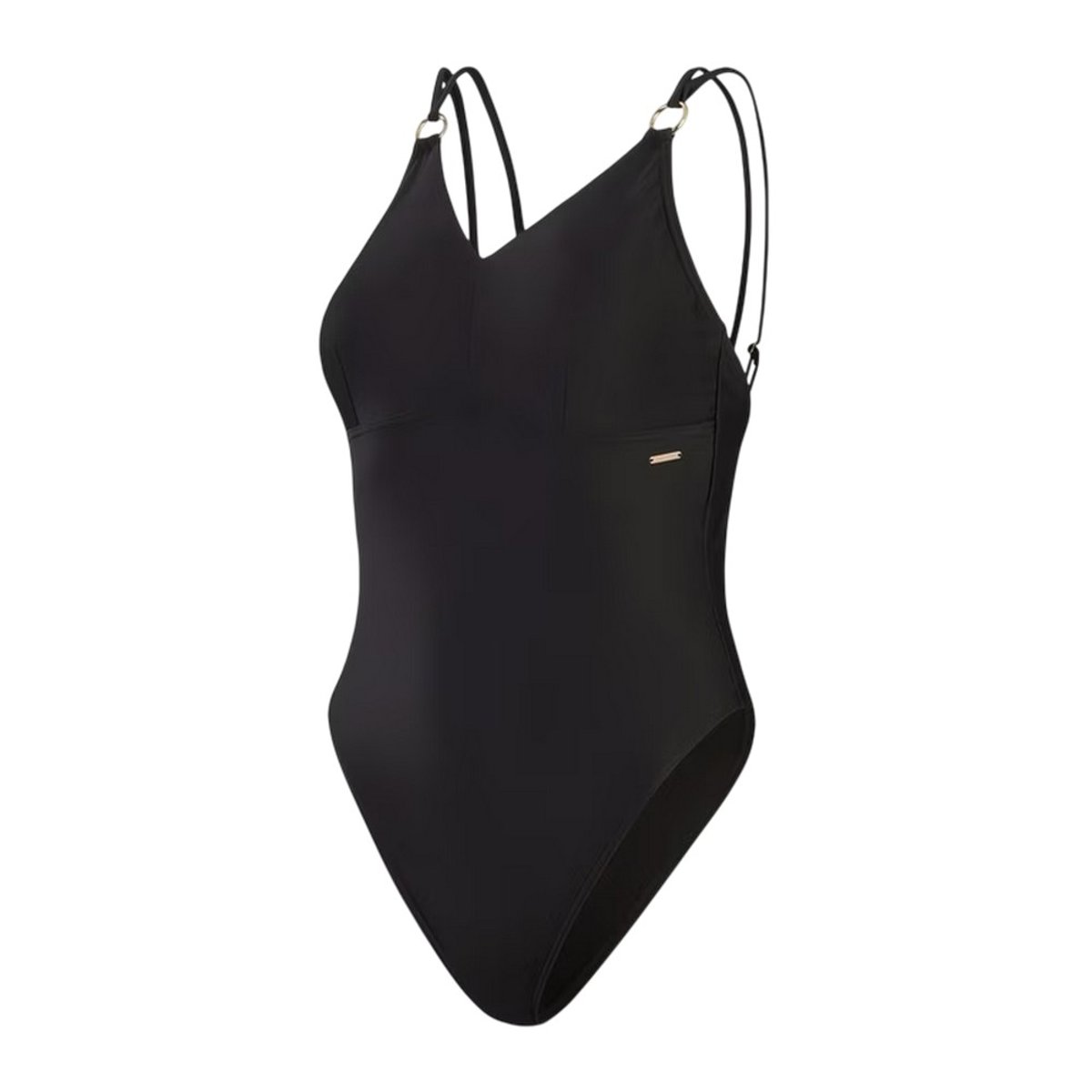 Maillot de bain 1 pièce motif/style bretelles fines noir, SPEEDO