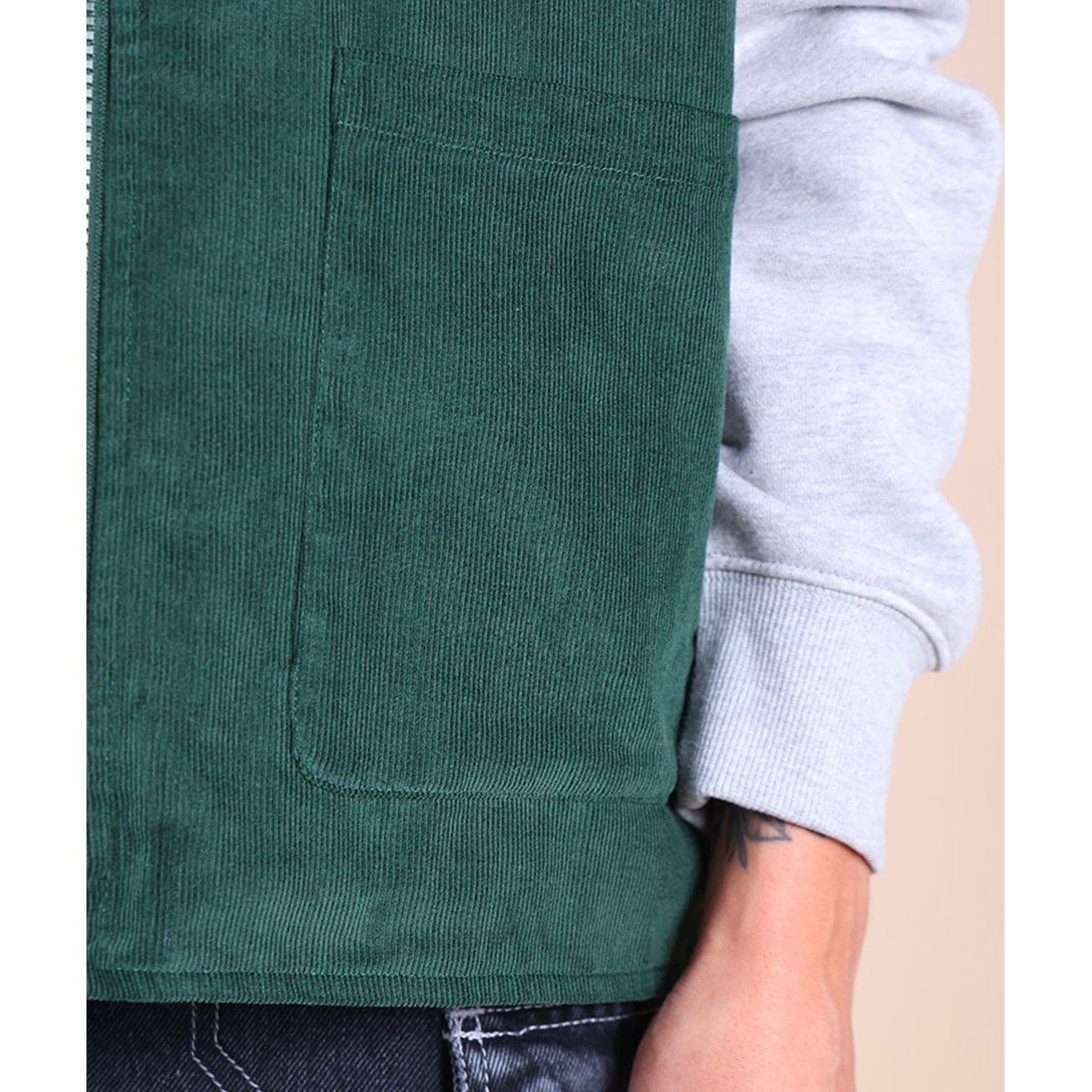 Gilet en Corduroy ROY mountain green, OXBOW