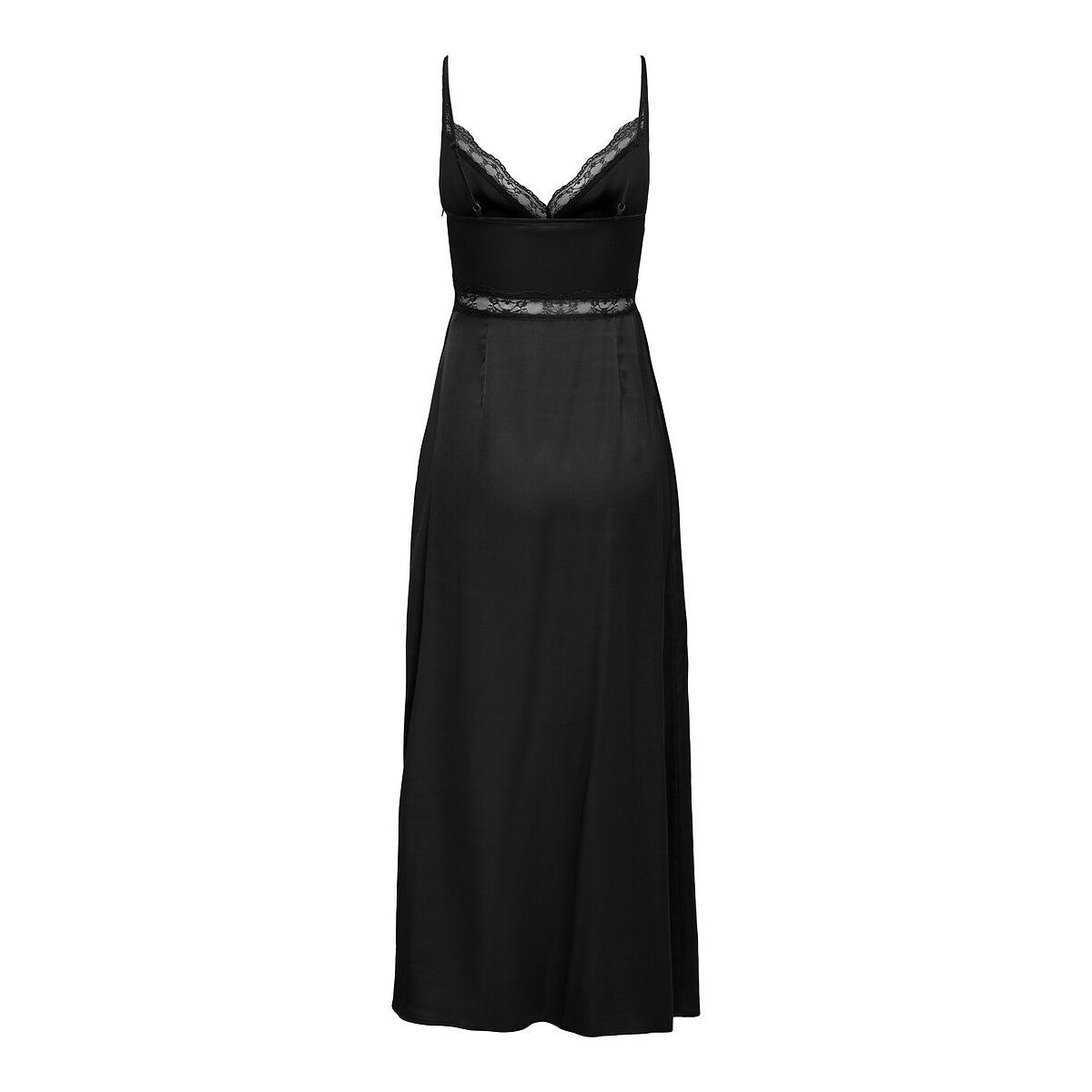 Abito lungo con spalline nero , ONLY