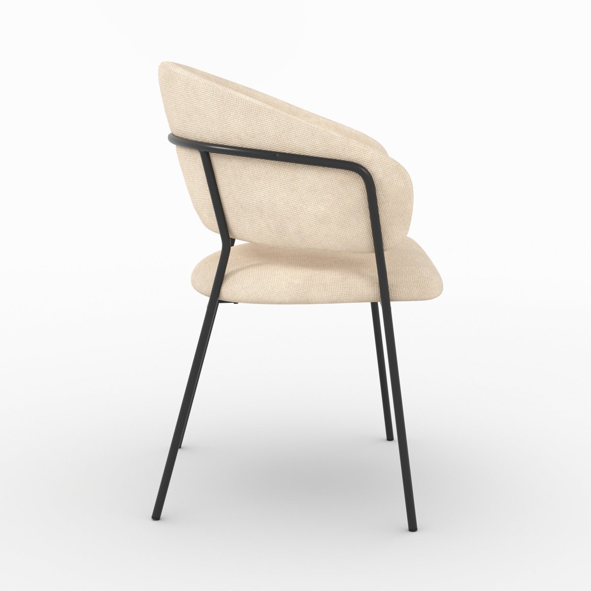 Chaise Amaya - AMAYA beige, MAISON PAVANE