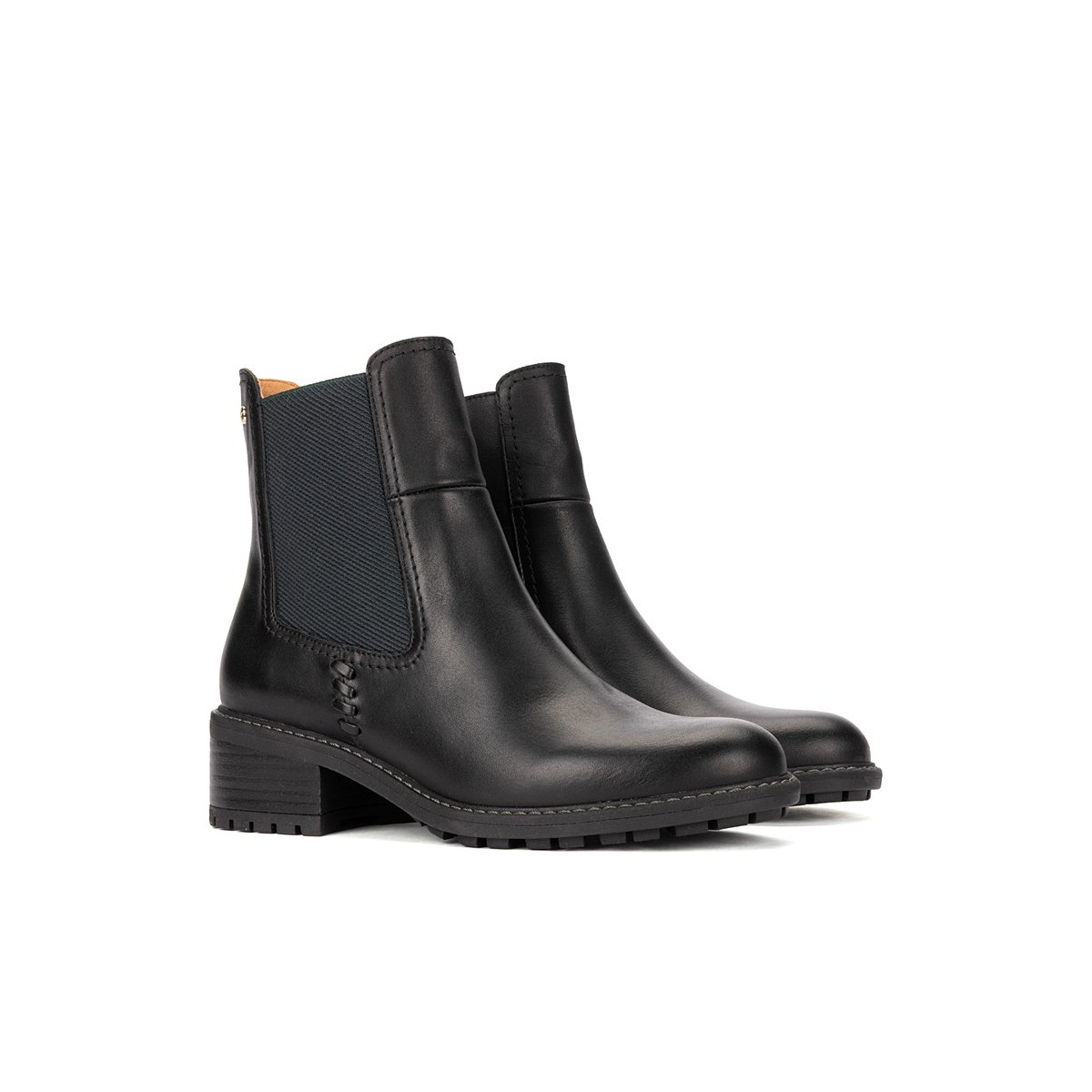Bottines à talon cuir Medina black, PIKOLINOS
