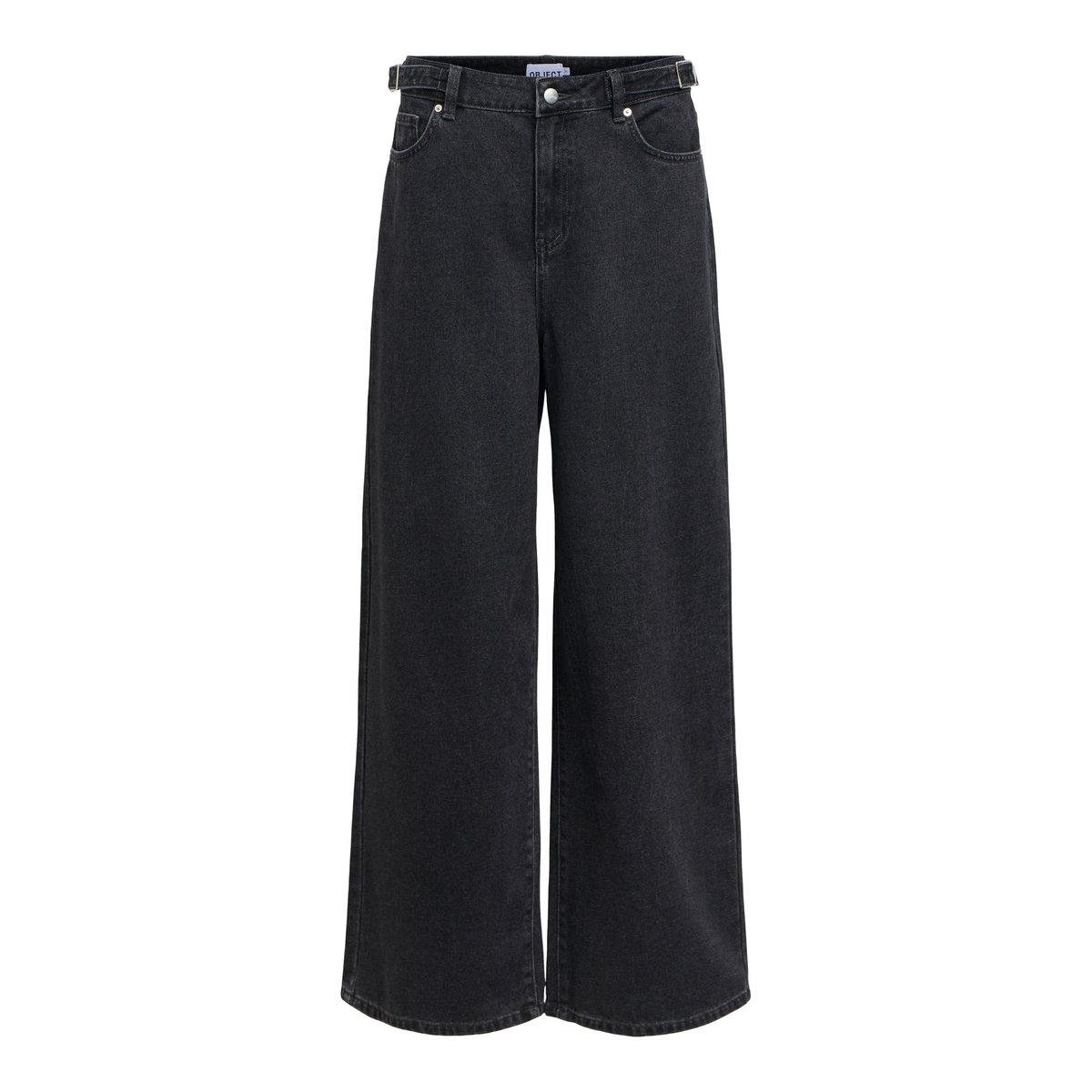 Jean Large noir - black denim1, OBJECT