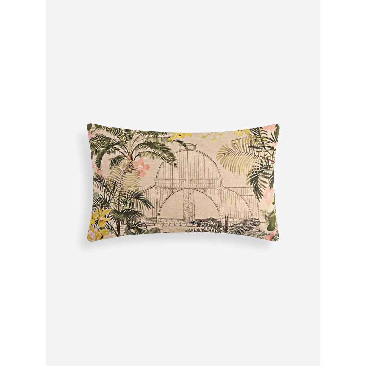 Coussin palmier kew gardens 50 x 30 cm vert, NEXT