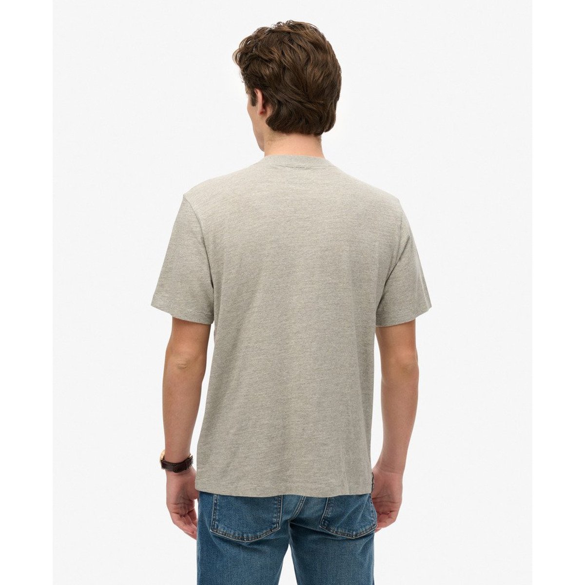 T-shirt à motif Merchant Store sweat vintage gris clair chiné, SUPERDRY