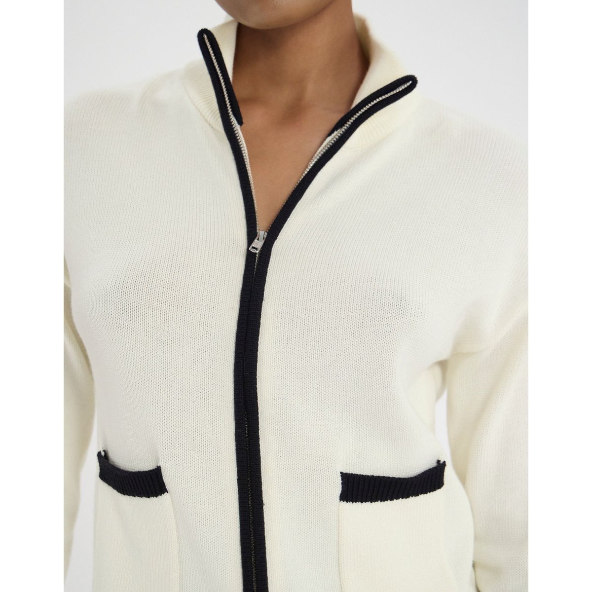 Cardigan Atticus en coton écru ecru, INES DE LA FRESSANGE PARIS