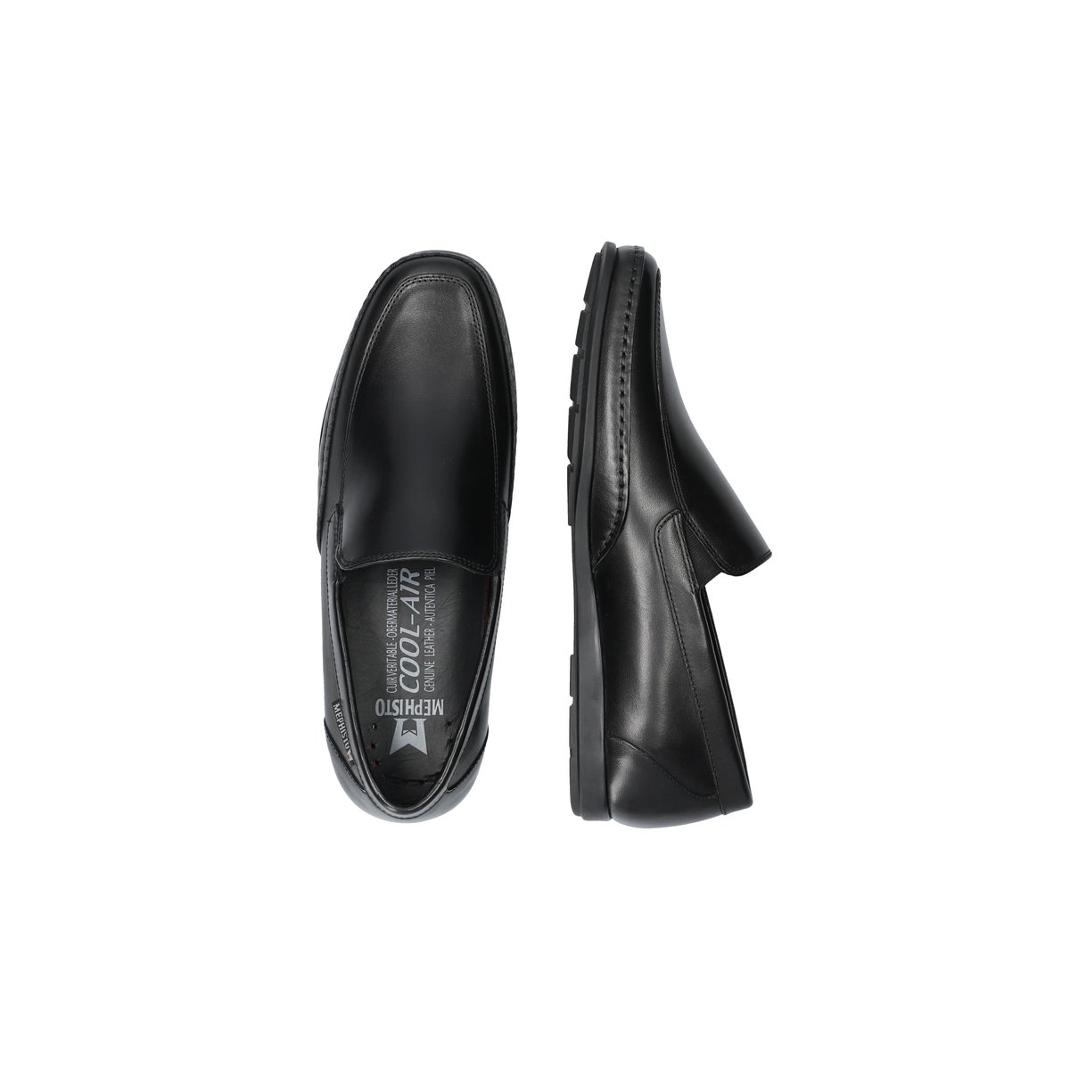 Mocassins en cuir ANDREAS noir p5130206, MEPHISTO