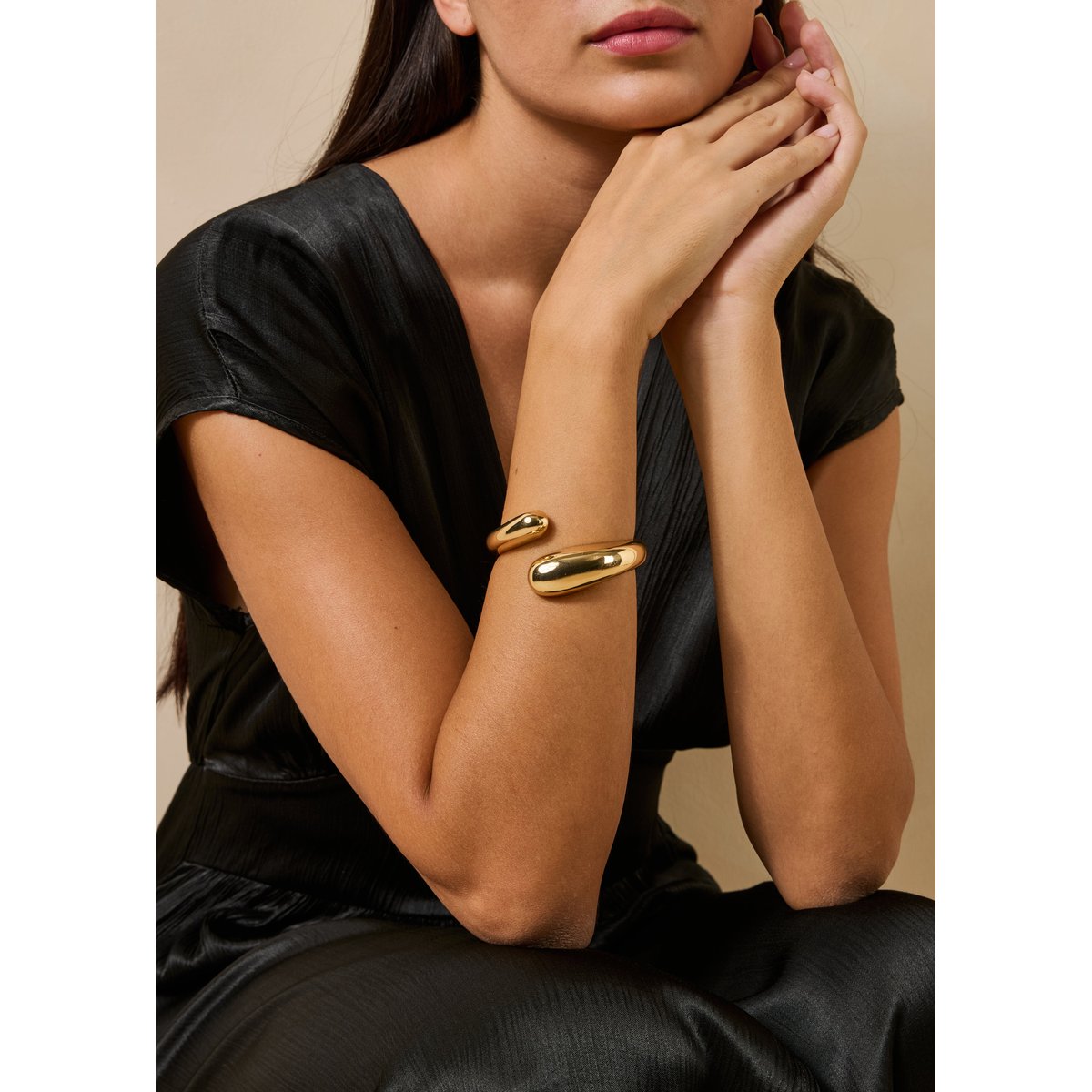 Bracelet jonc light gold, LA FEE MARABOUTEE