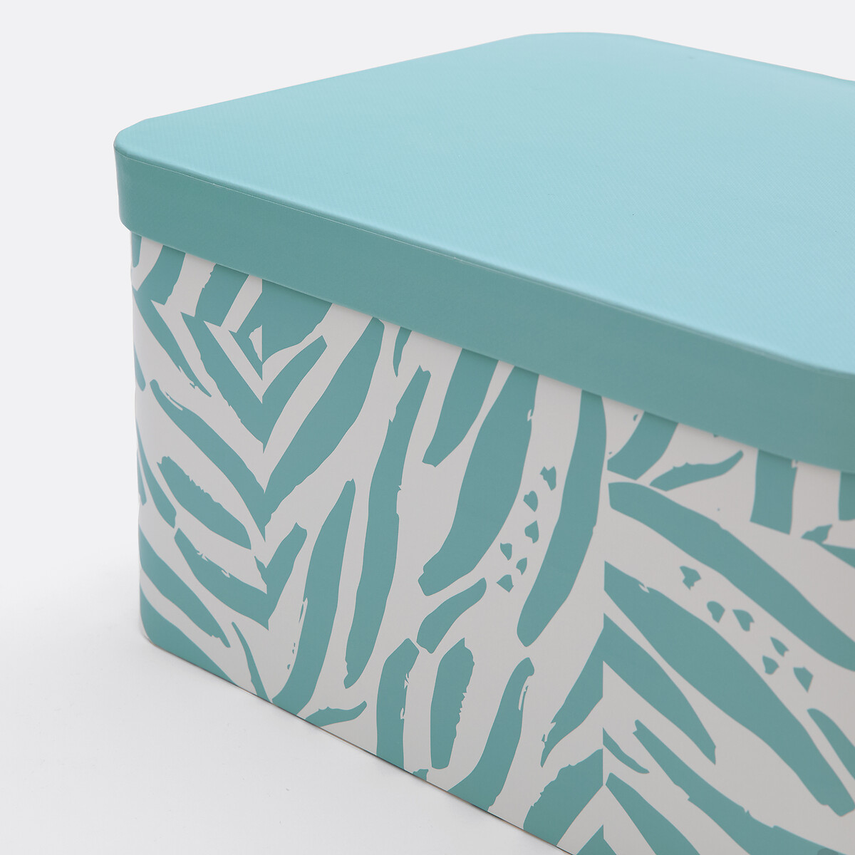 Set of 2 Javad Nesting Boxes with Lid multi-coloured, LA REDOUTE INTERIEURS