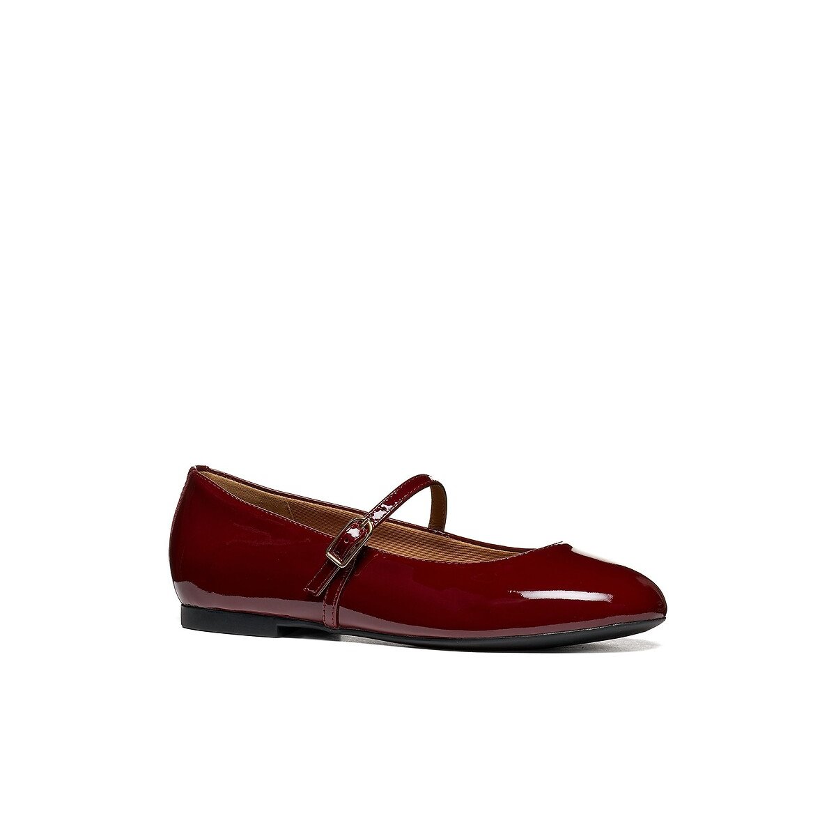 Ballerines babies en cuir verni, PALMARIA rouge bordeaux, GEOX