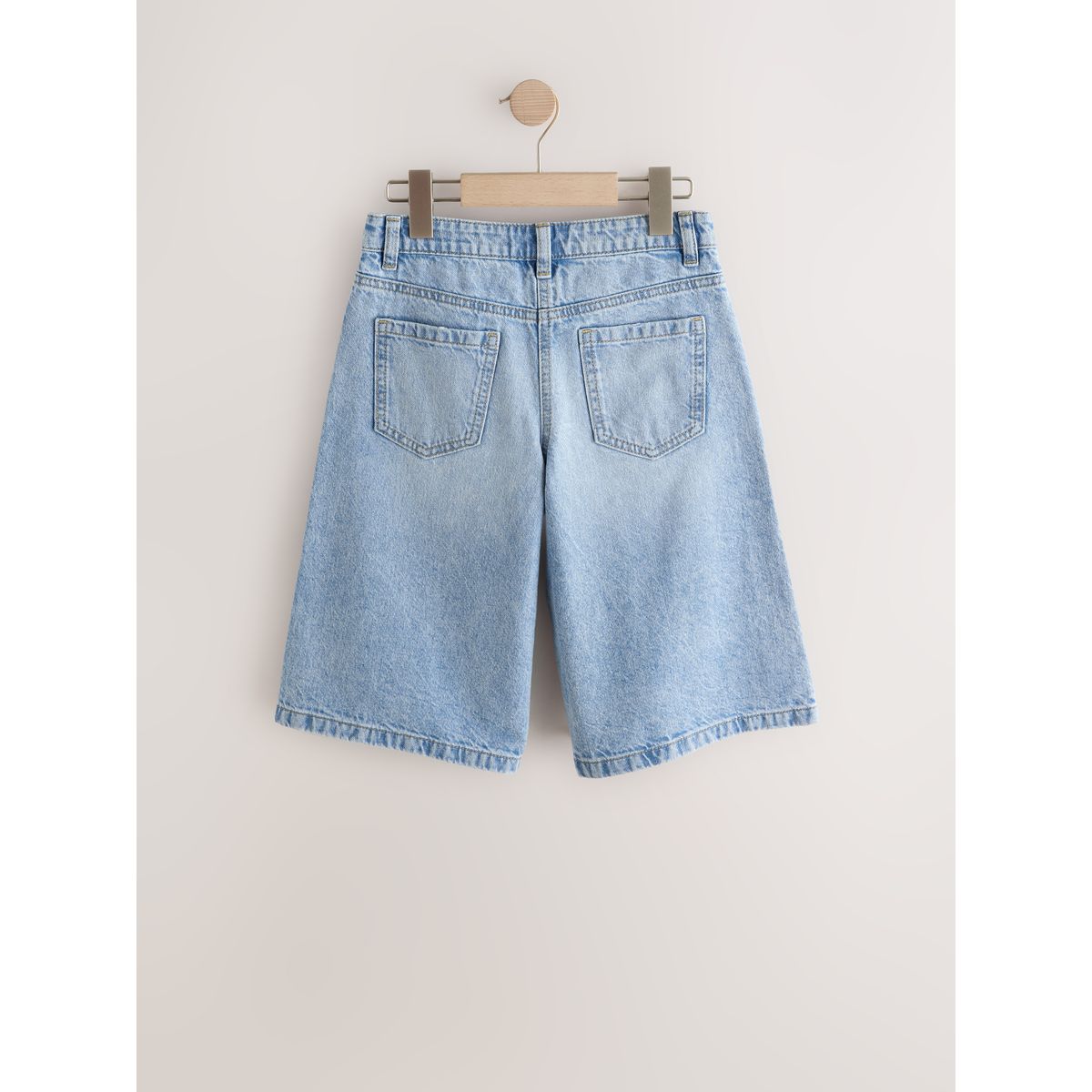 Short style jupe-culotte jean bleu clair, NEXT