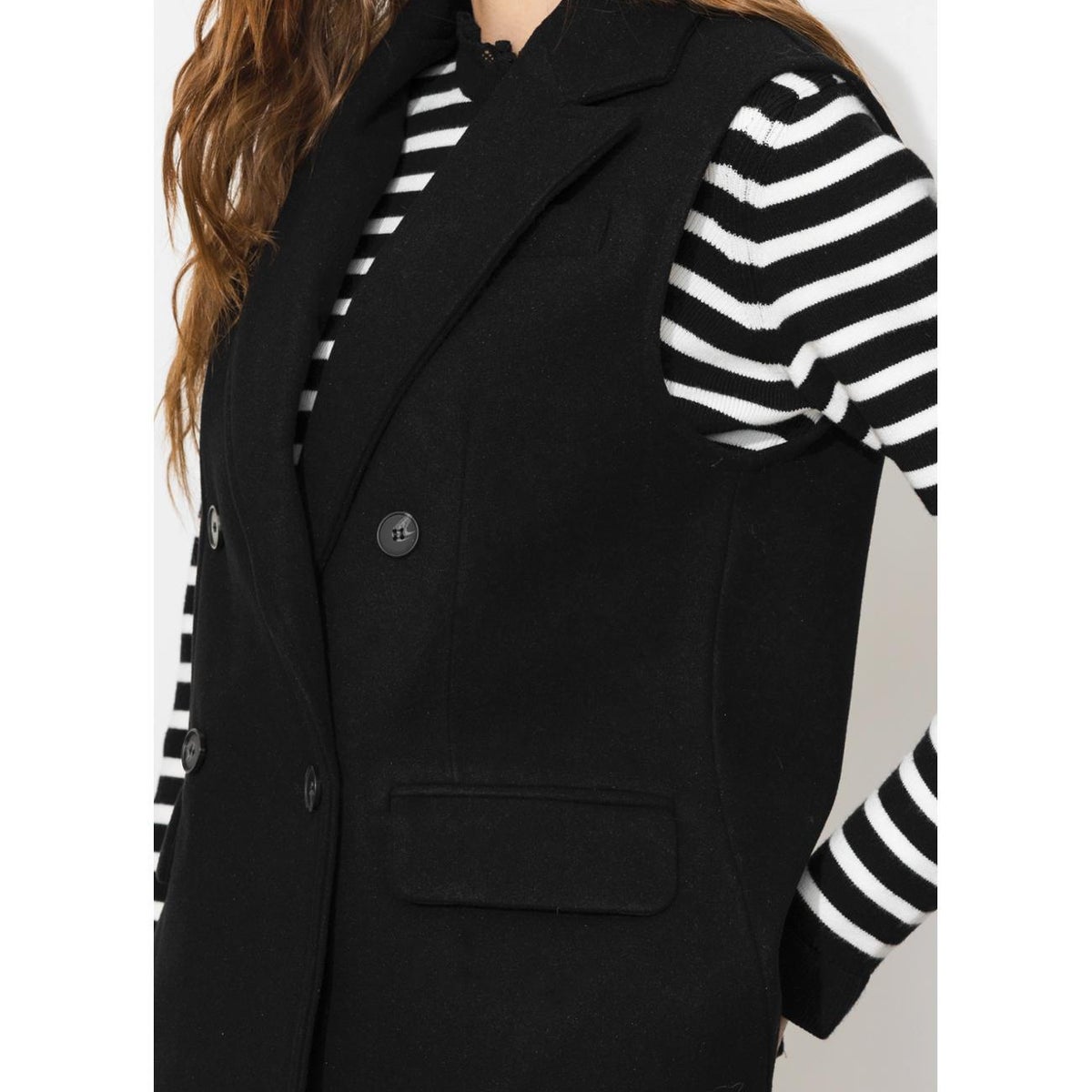 Blazer sans manches noir, PROMOD