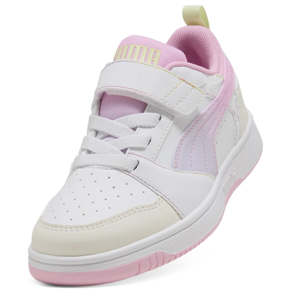 Baskets Rebound V6 Lo Come On blanc/rose, PUMA