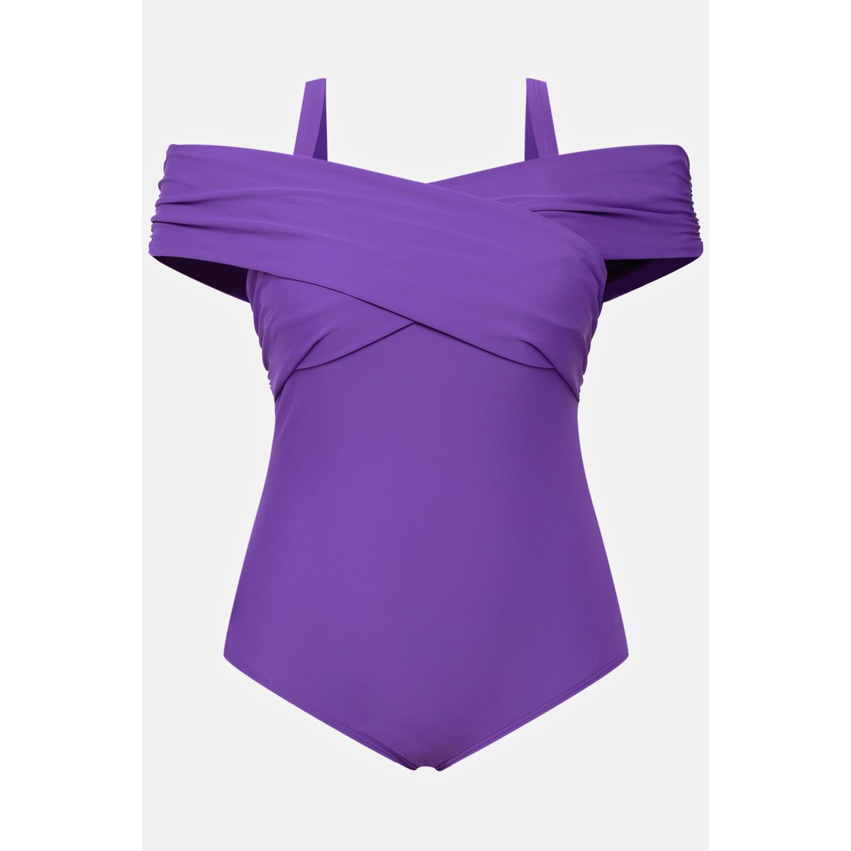 Maillot de bain à bonnets souples. Décolleté violet, ULLA POPKEN
