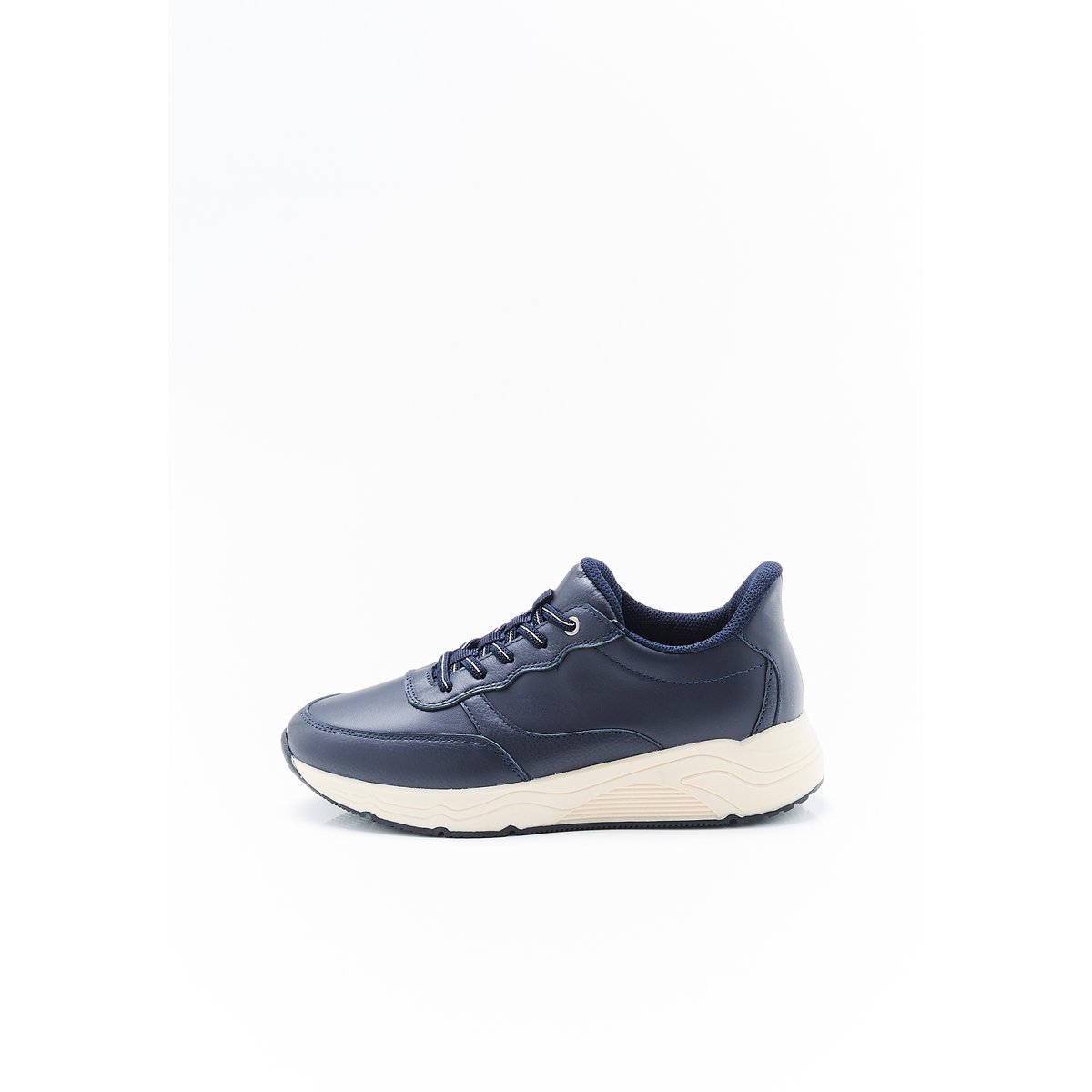Baskets compensées Amortyl à lacets élastiqués bleu marine, DAMART
