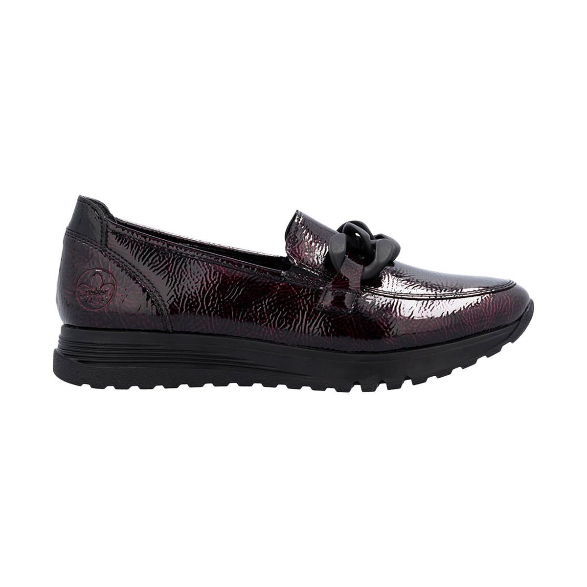 Moccassin Cuir Largo bordeaux, RIEKER