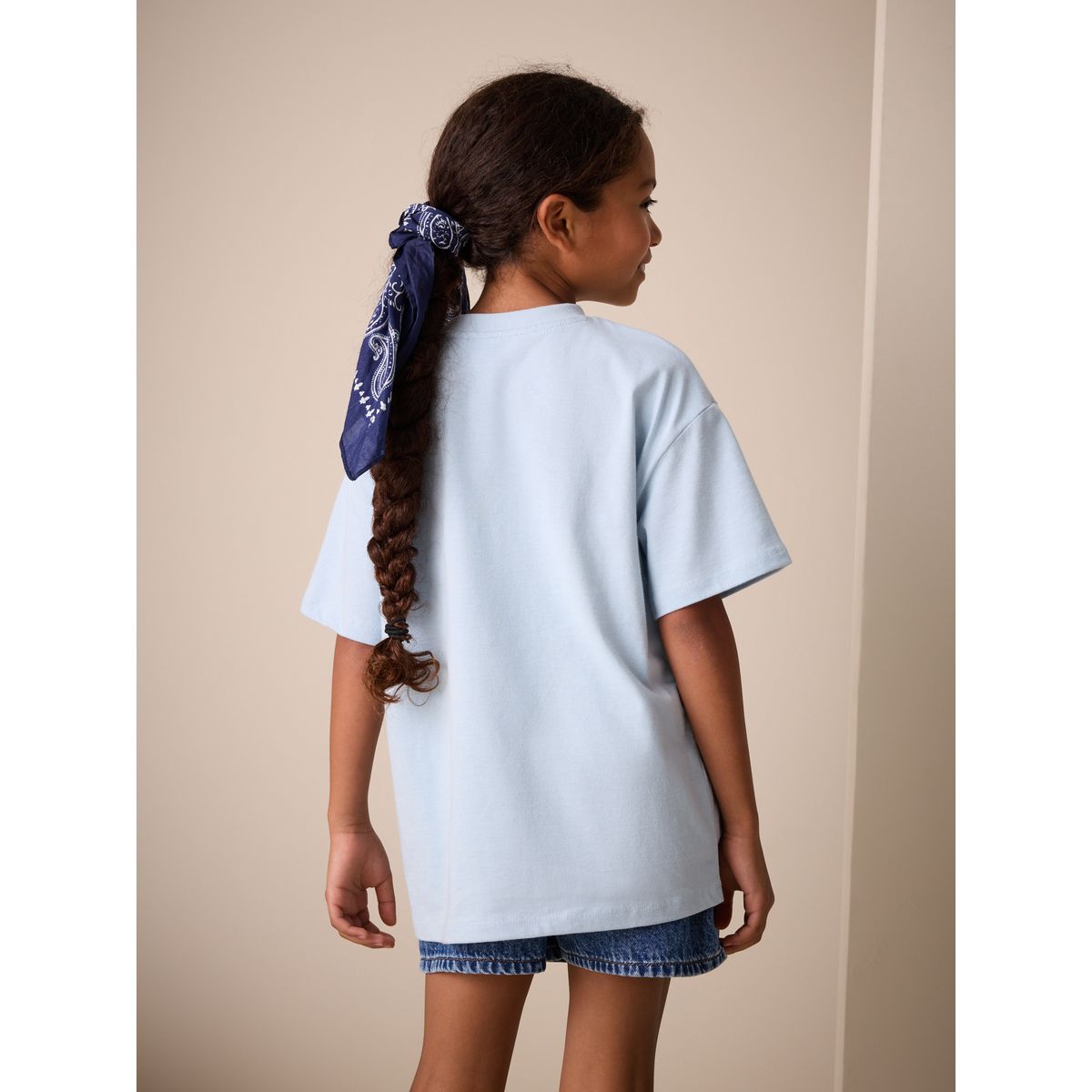 T-shirt oversize olivia rodrigo bleu, NEXT