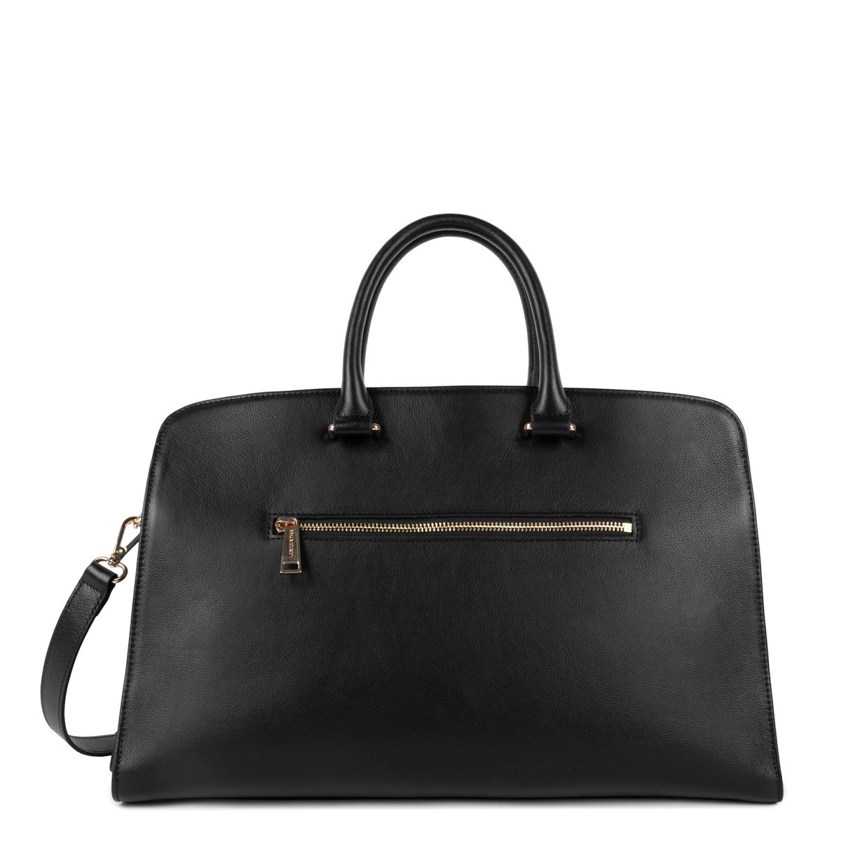 Très grand sac cabas main MADEMOISELLE BONNIE noir, LANCASTER