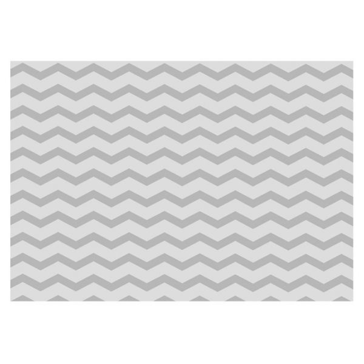 Papier peint intissé panoramique Brain waves gris / argent, EDEN