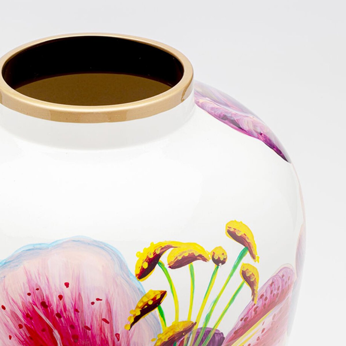 Vase lys en porcelaine blanc, KARE DESIGN