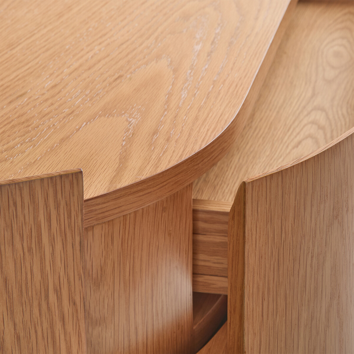 Cómoda de 5 gavetas em carvalho maciço e folheado, ASLEN carvalho natural, AM.PM