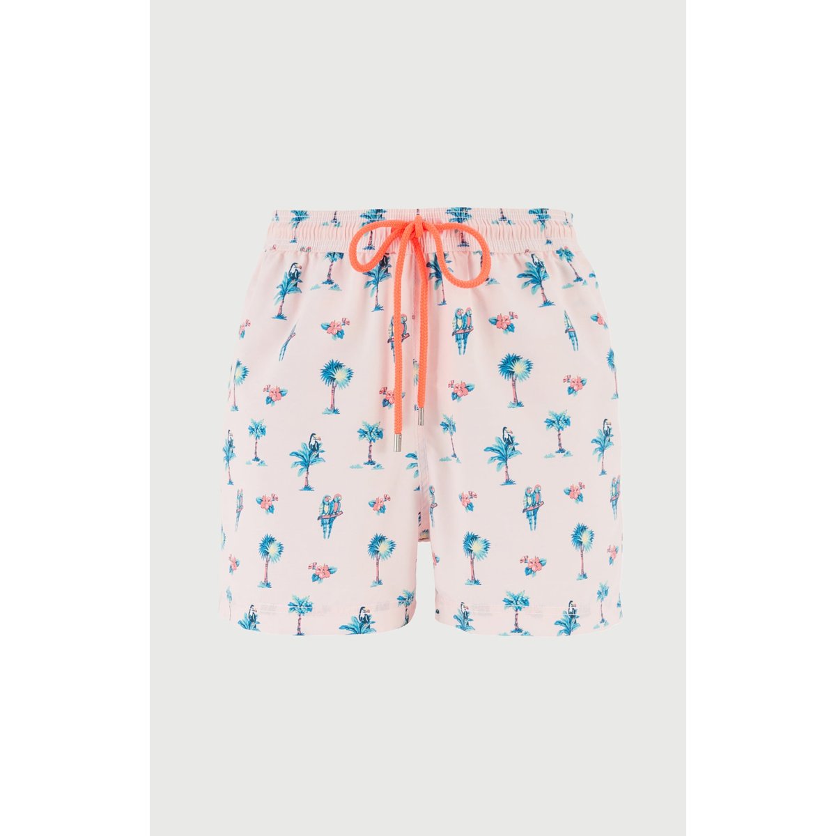 Short de bain imprimé Perroquet rose, ARTHUR