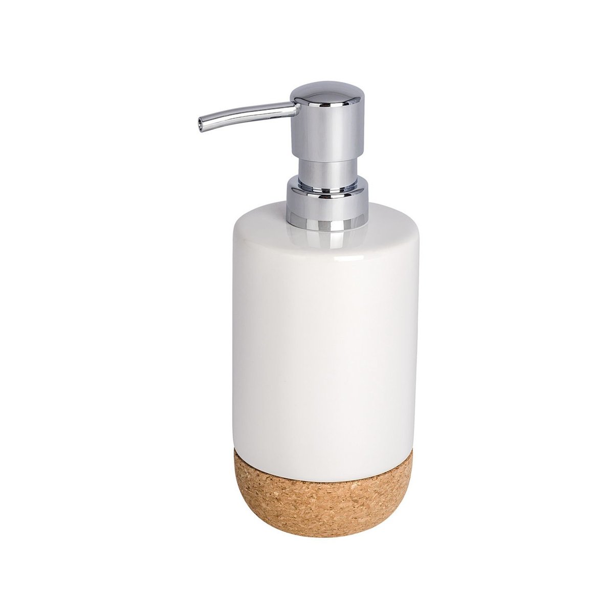 Distributeur de savon en céramique et liège CORC blanc, WENKO